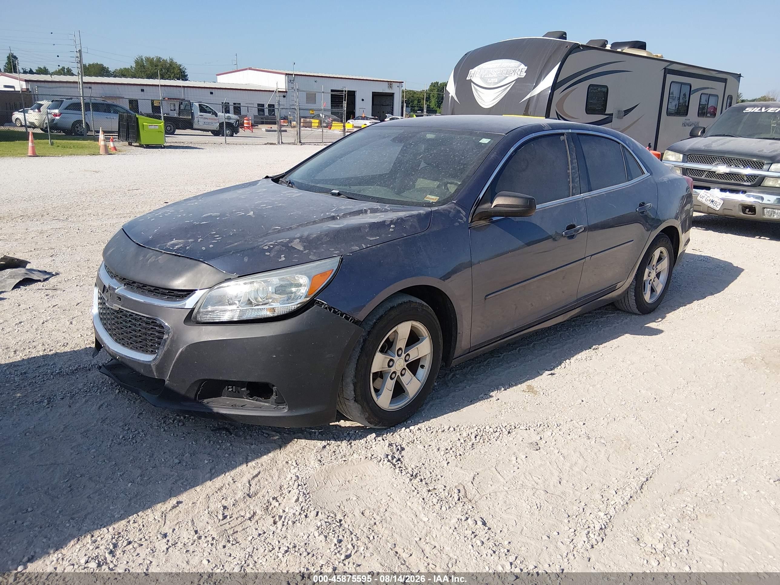 2015 Chevrolet Malibu Ls Blue vin: 1G11B5SL8FF221539