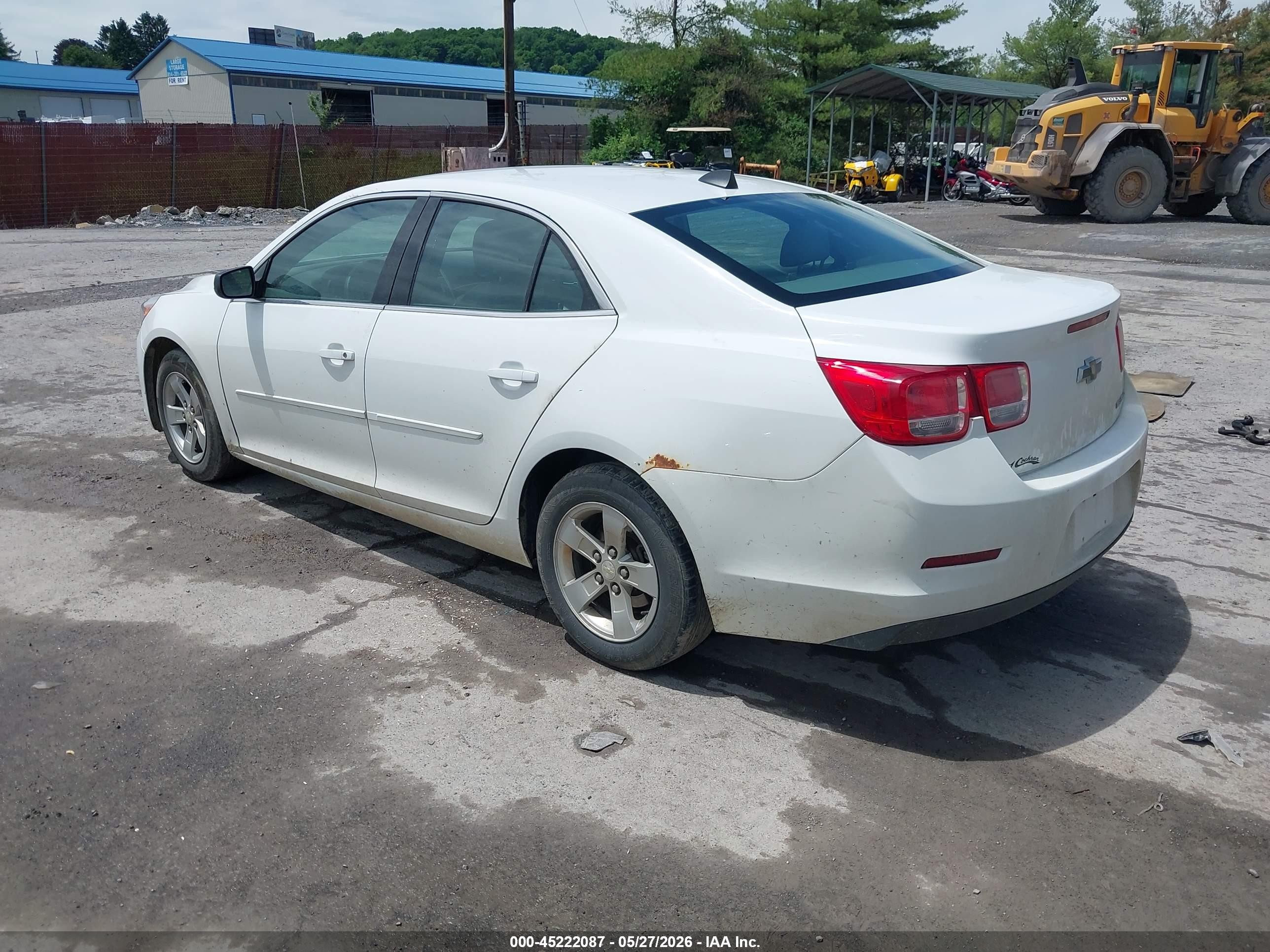 2014 Chevrolet Malibu 1ls White vin: 1G11B5SL9EF147255