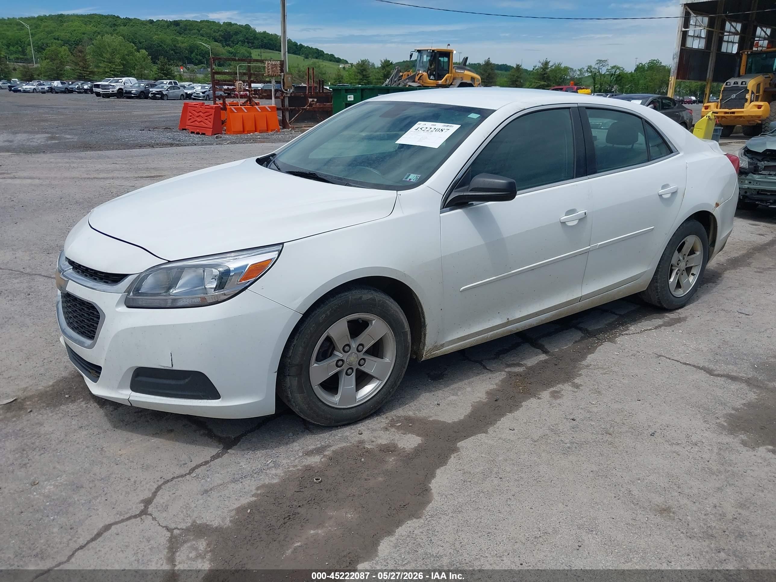 2014 Chevrolet Malibu 1ls White vin: 1G11B5SL9EF147255