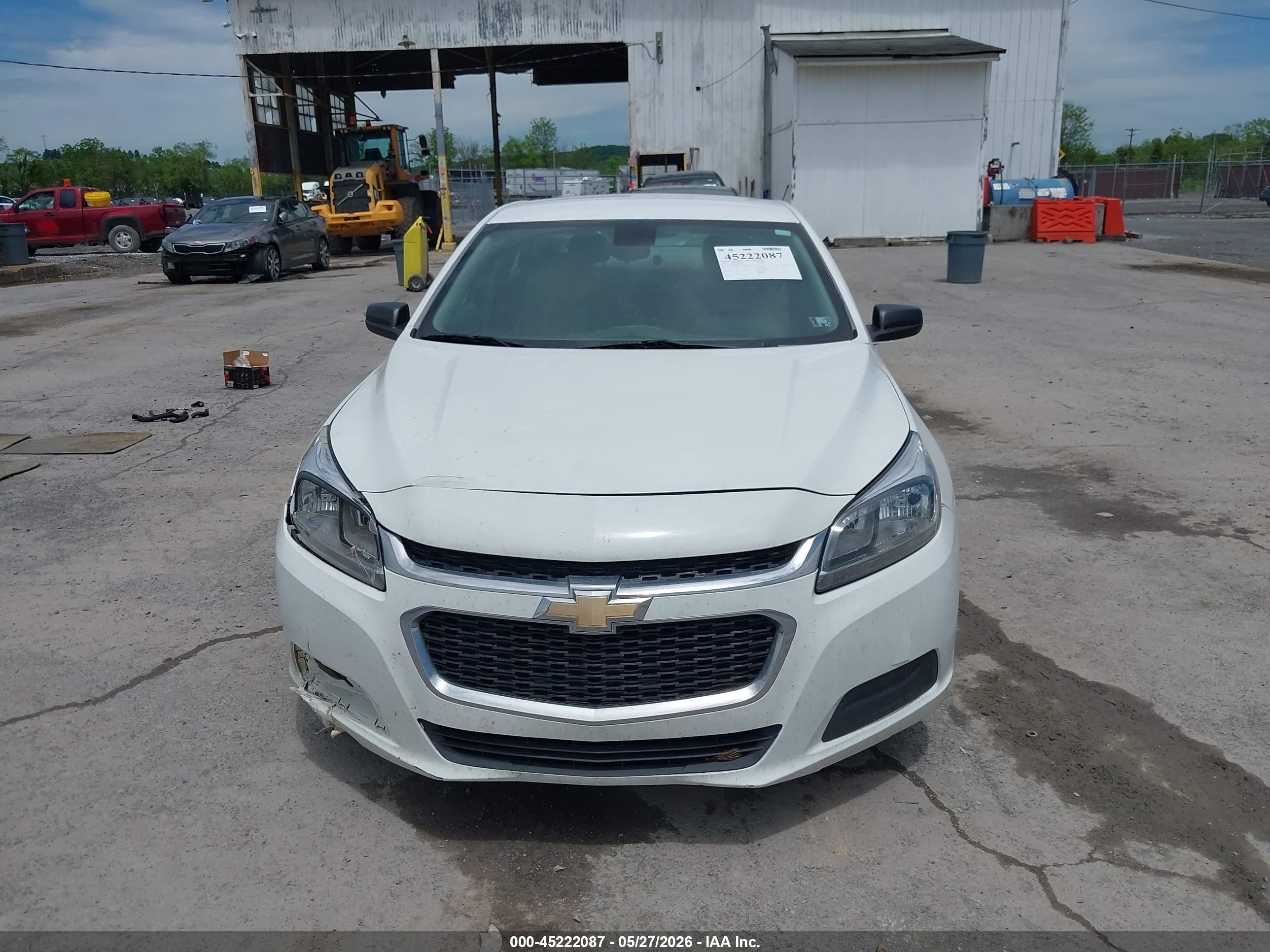 2014 Chevrolet Malibu 1ls White vin: 1G11B5SL9EF147255