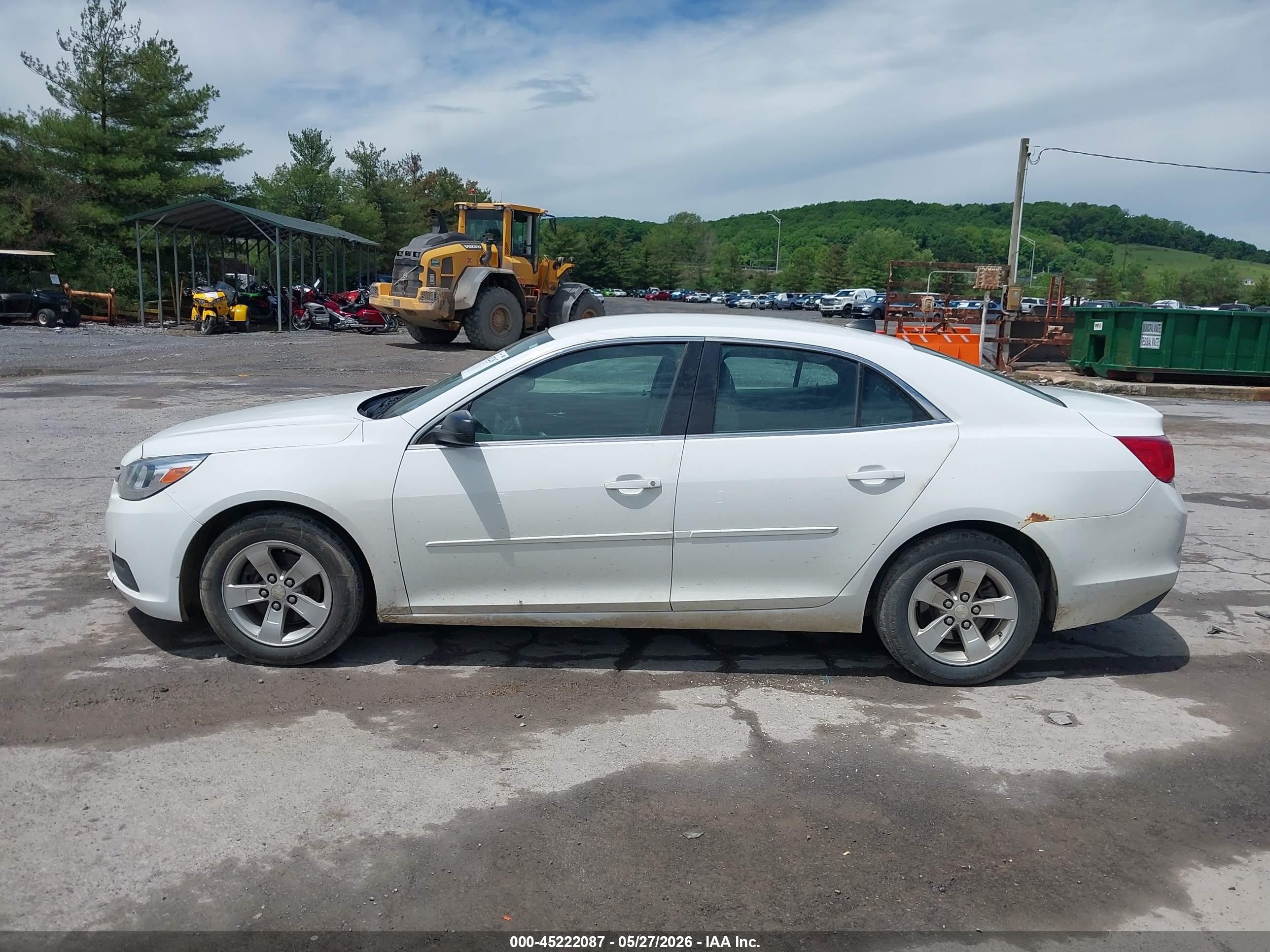 2014 Chevrolet Malibu 1ls White vin: 1G11B5SL9EF147255