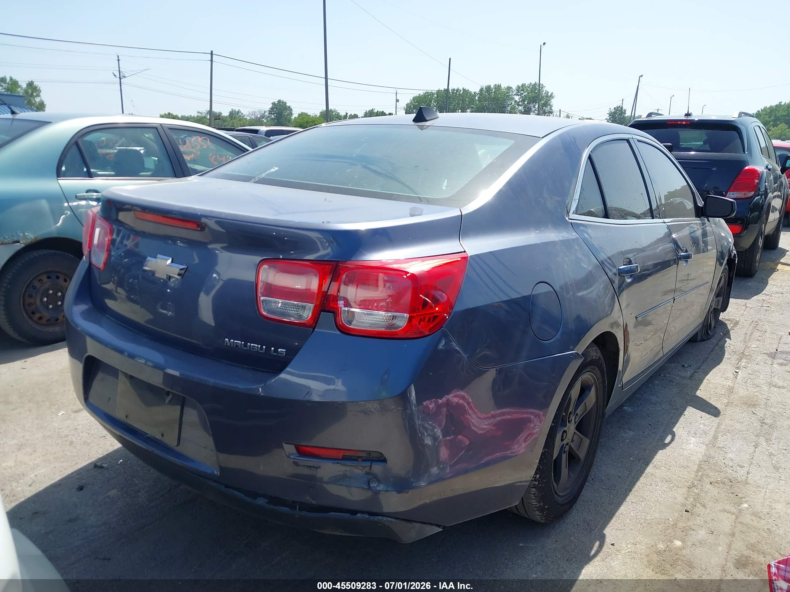 2014 Chevrolet Malibu 1ls Blue vin: 1G11B5SL9EF176898