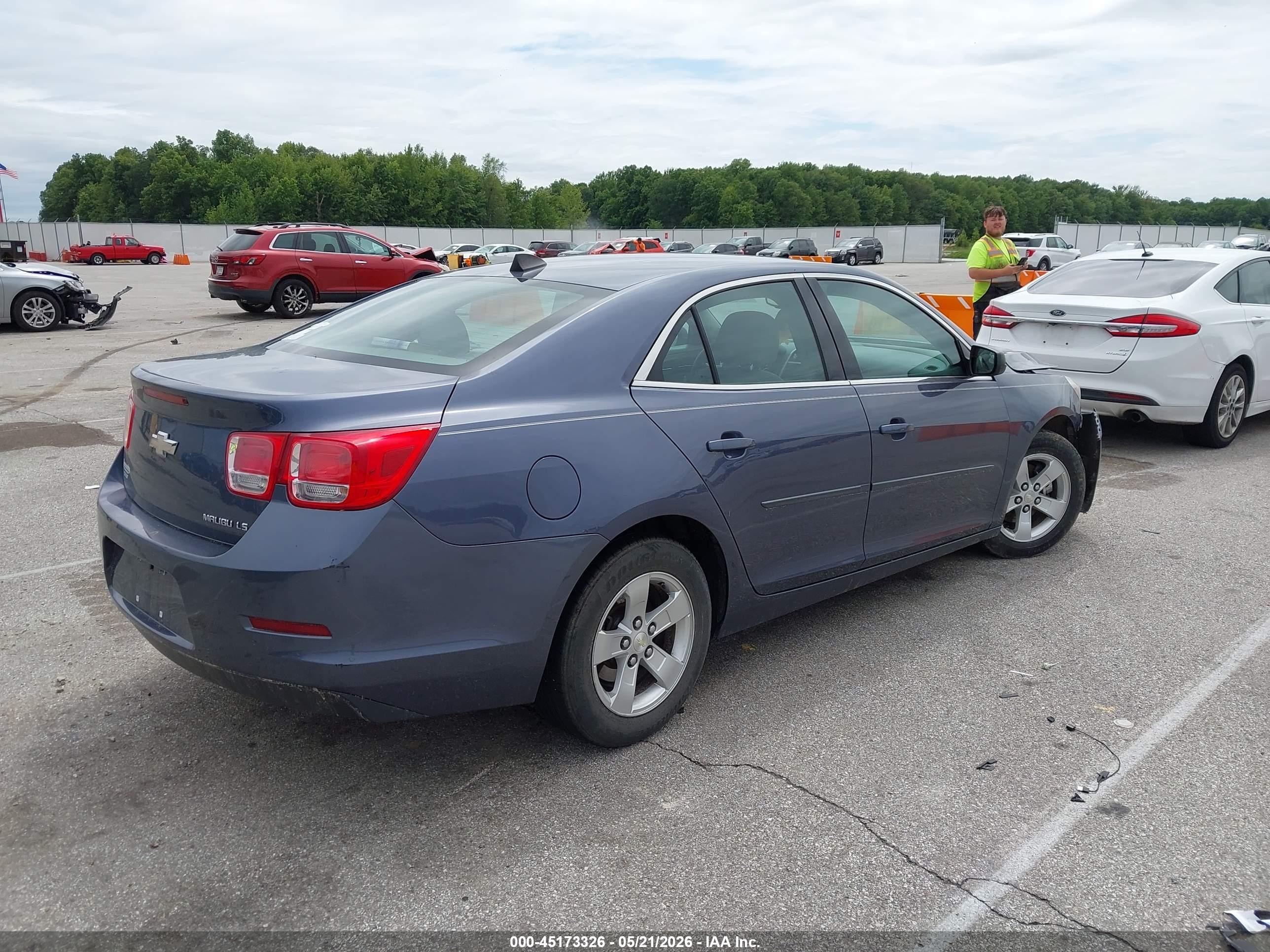 2014 Chevrolet Malibu 1ls Dark Blue vin: 1G11B5SL9EF191918
