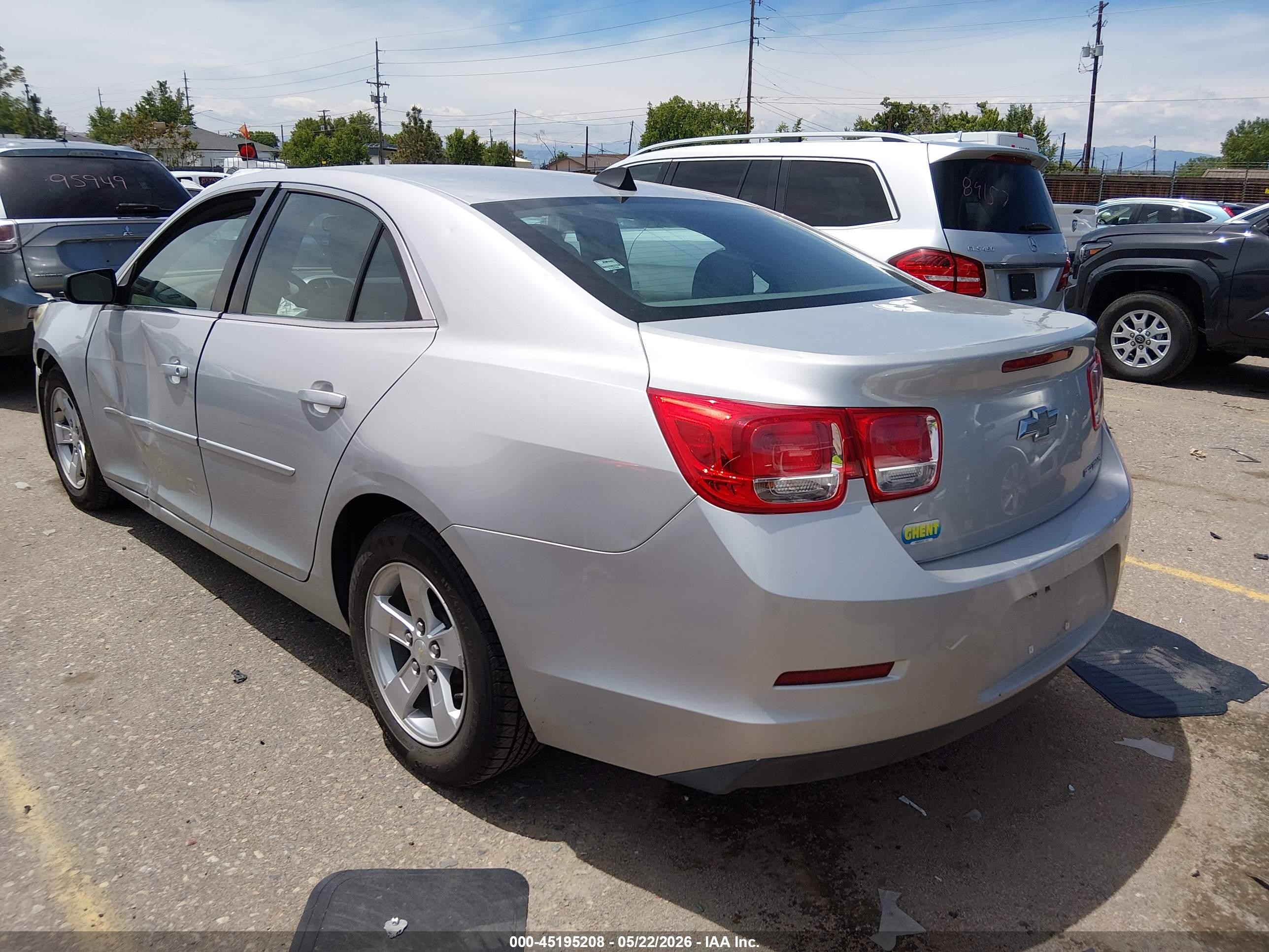 2014 Chevrolet Malibu 1ls Silver vin: 1G11B5SL9EF196598