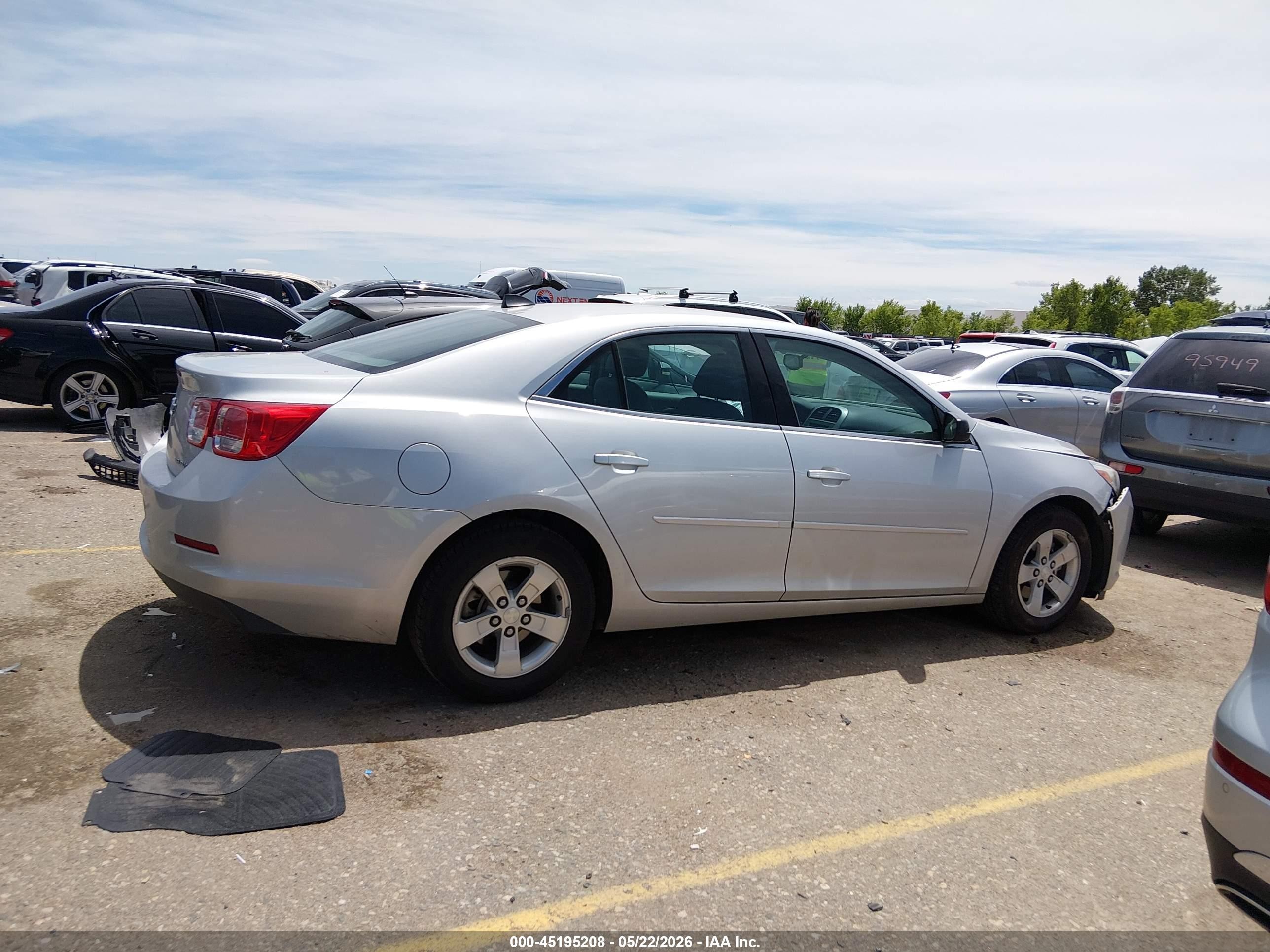 2014 Chevrolet Malibu 1ls Silver vin: 1G11B5SL9EF196598