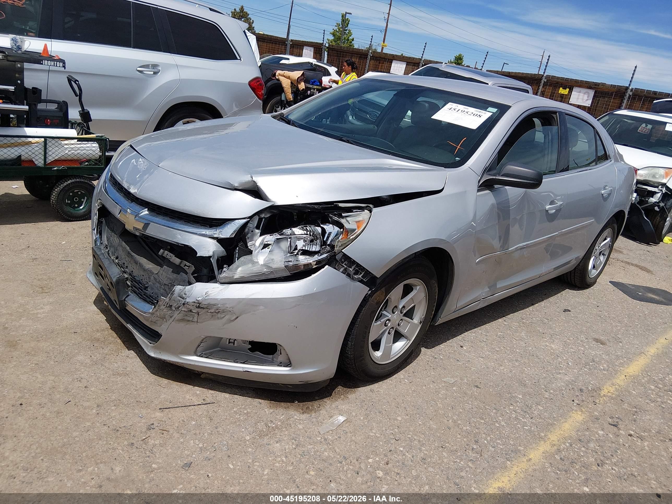 2014 Chevrolet Malibu 1ls Silver vin: 1G11B5SL9EF196598