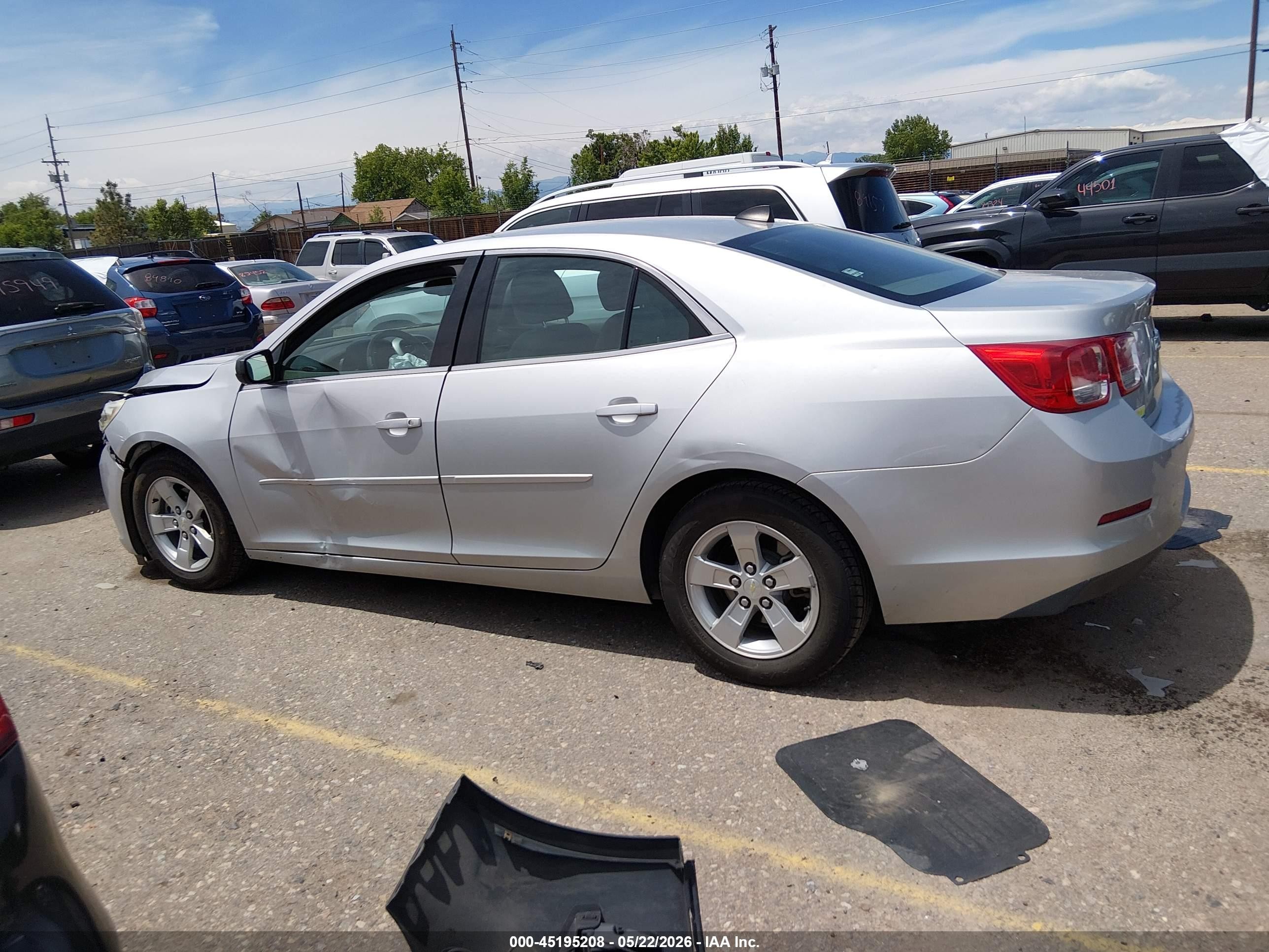 2014 Chevrolet Malibu 1ls Silver vin: 1G11B5SL9EF196598