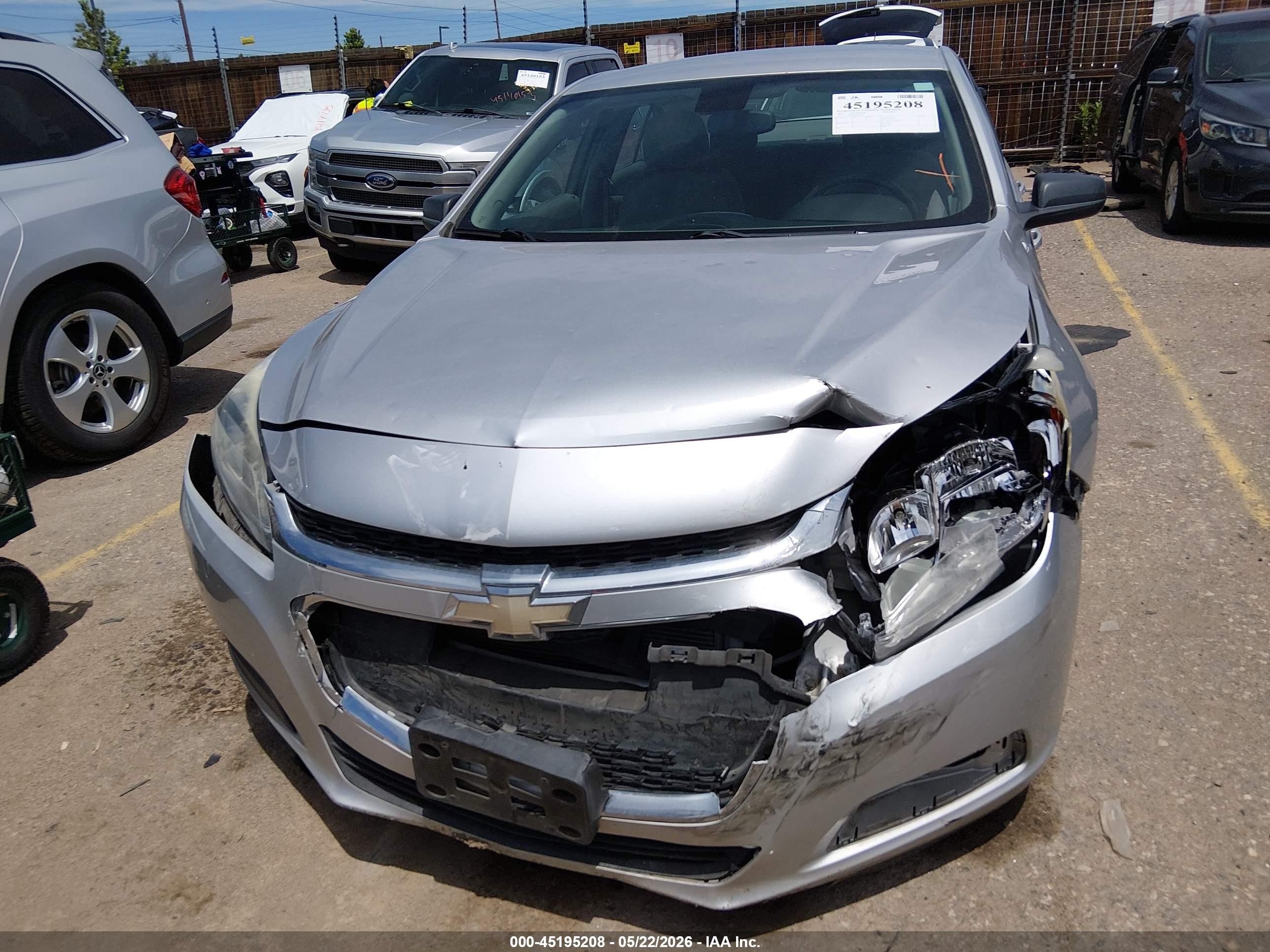 2014 Chevrolet Malibu 1ls Silver vin: 1G11B5SL9EF196598