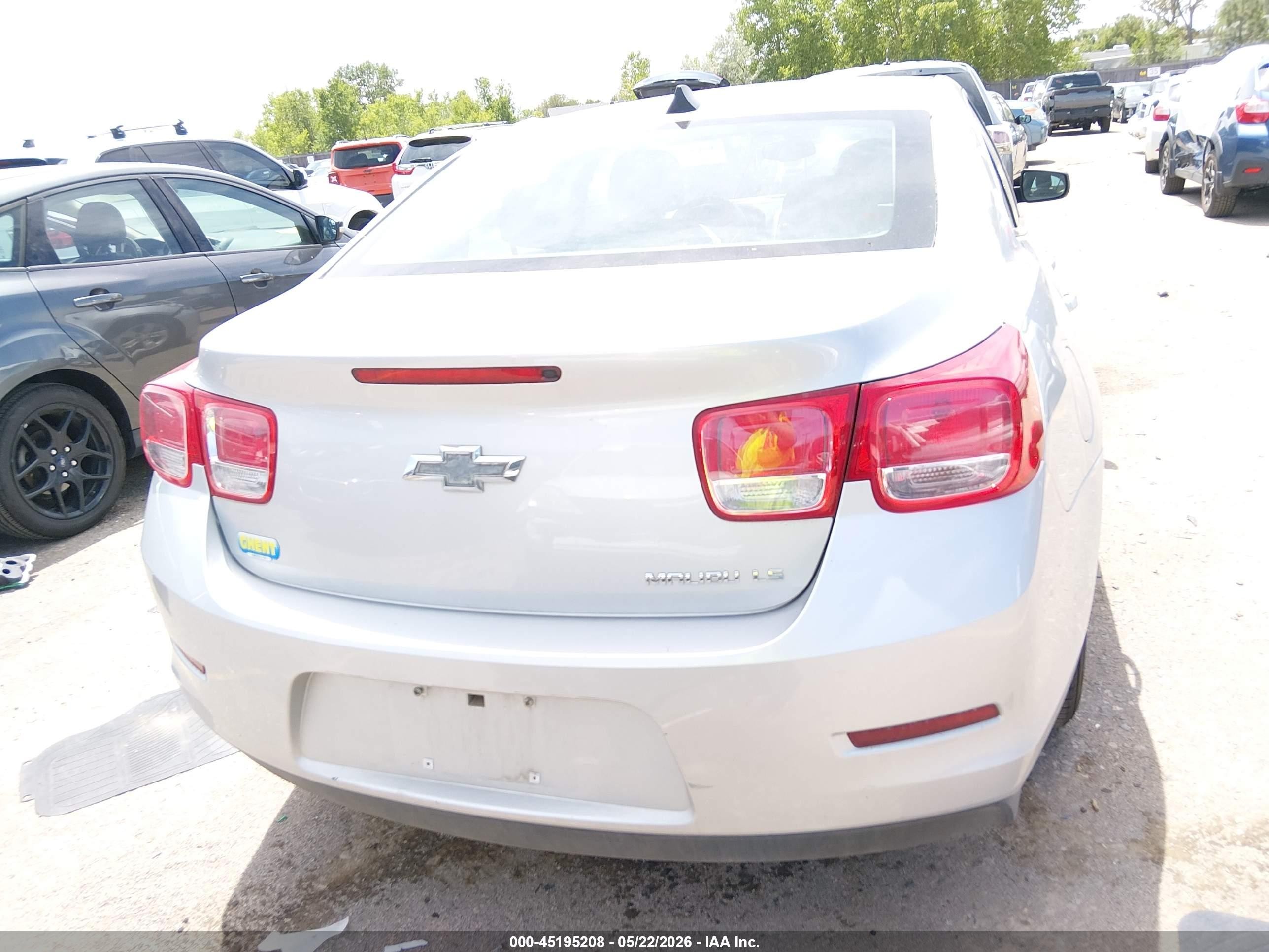2014 Chevrolet Malibu 1ls Silver vin: 1G11B5SL9EF196598