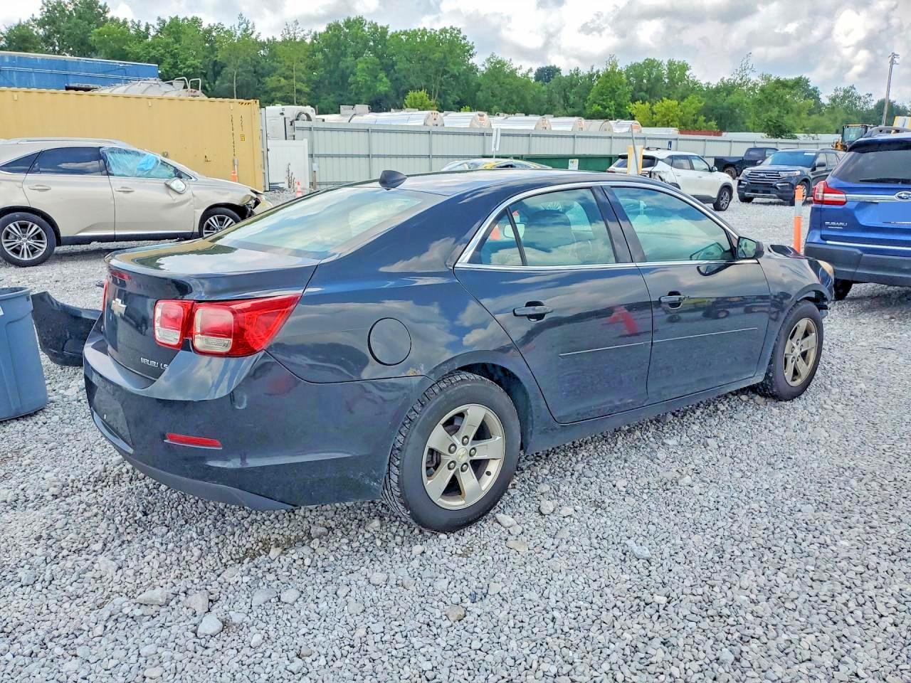 2014 Chevrolet Malibu Ls Charcoal vin: 1G11B5SL9EF260493