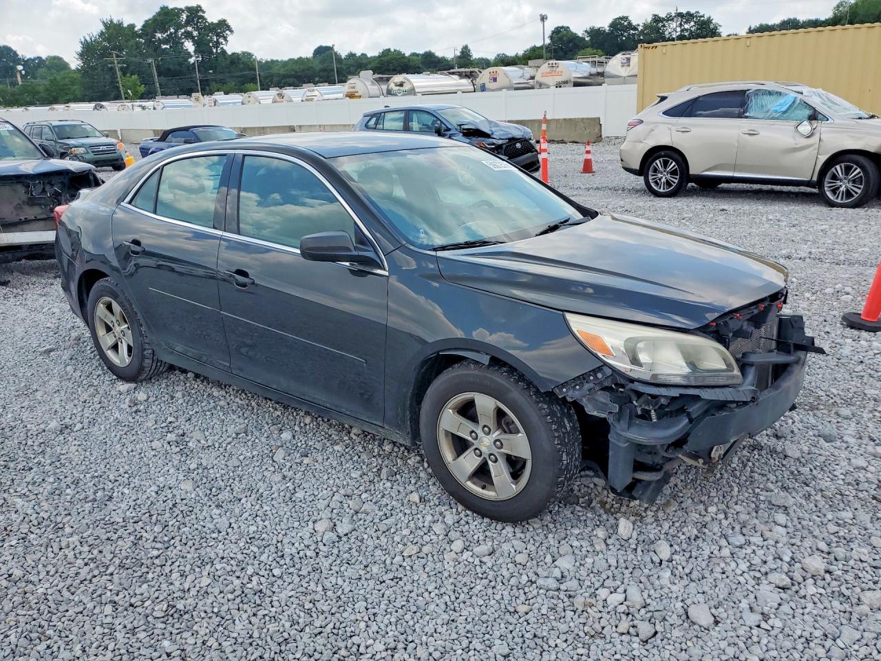 2014 Chevrolet Malibu Ls Charcoal vin: 1G11B5SL9EF260493