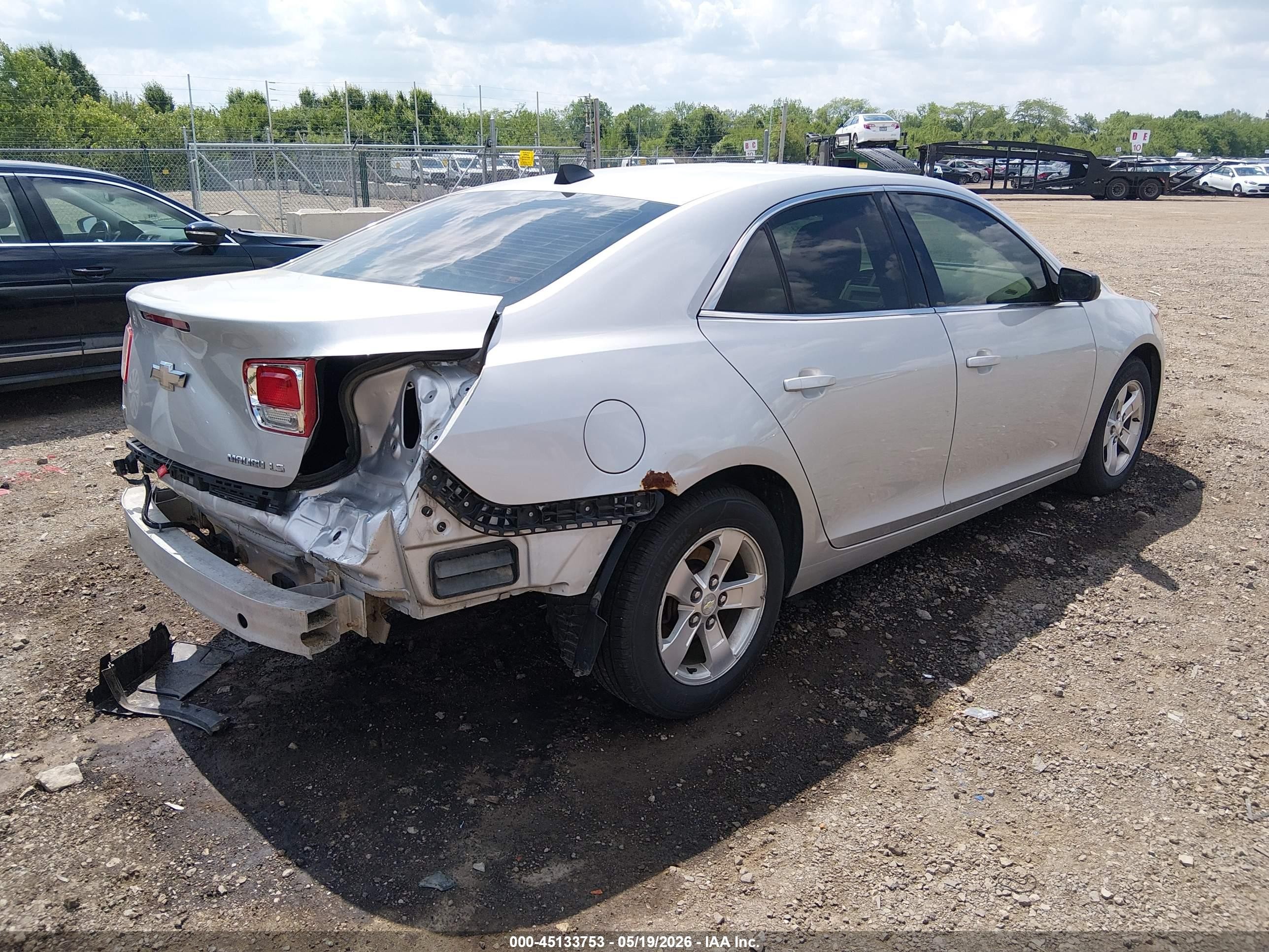 2014 Chevrolet Malibu 1ls Silver vin: 1G11B5SL9EF293977