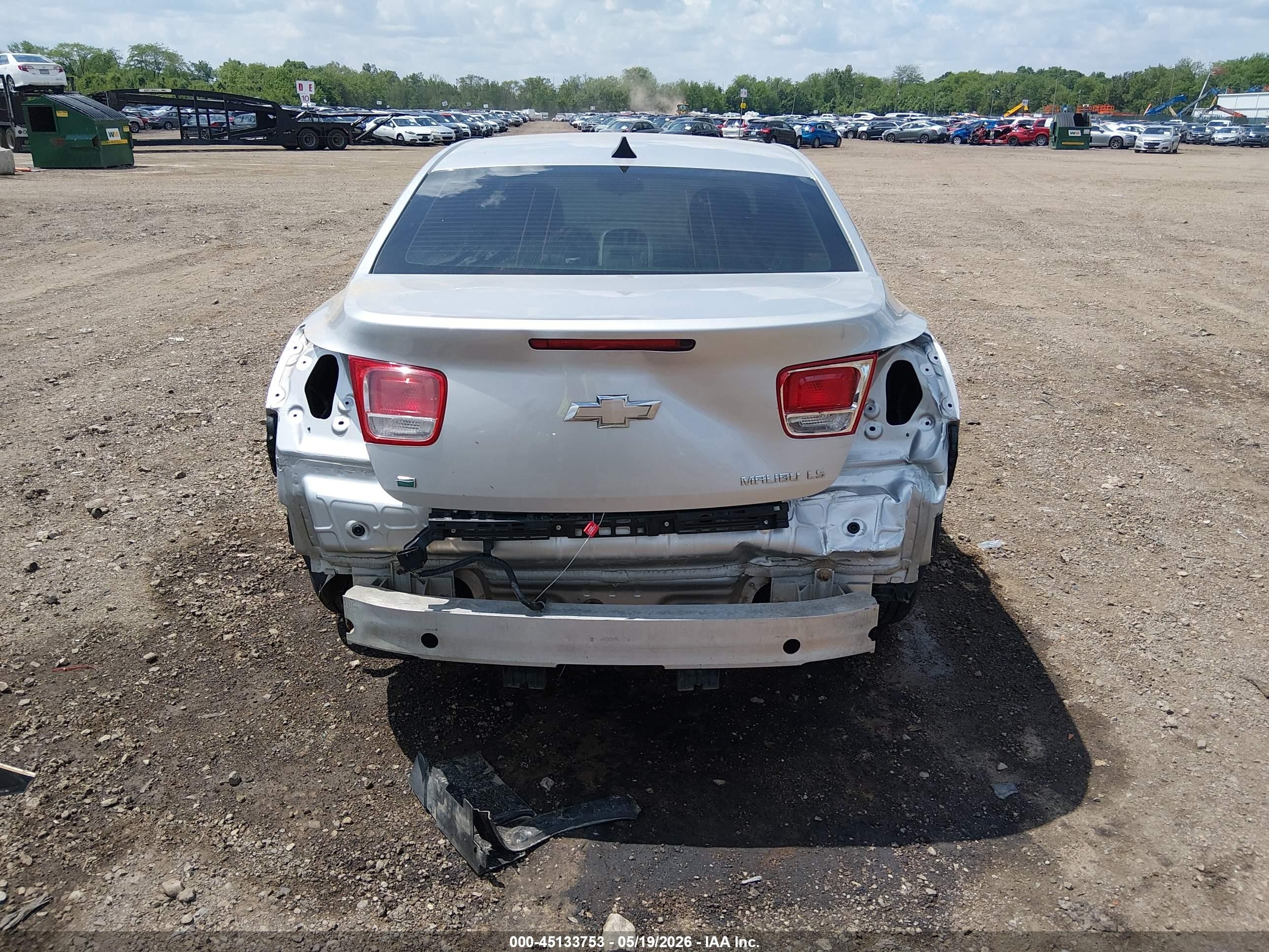 2014 Chevrolet Malibu 1ls Silver vin: 1G11B5SL9EF293977