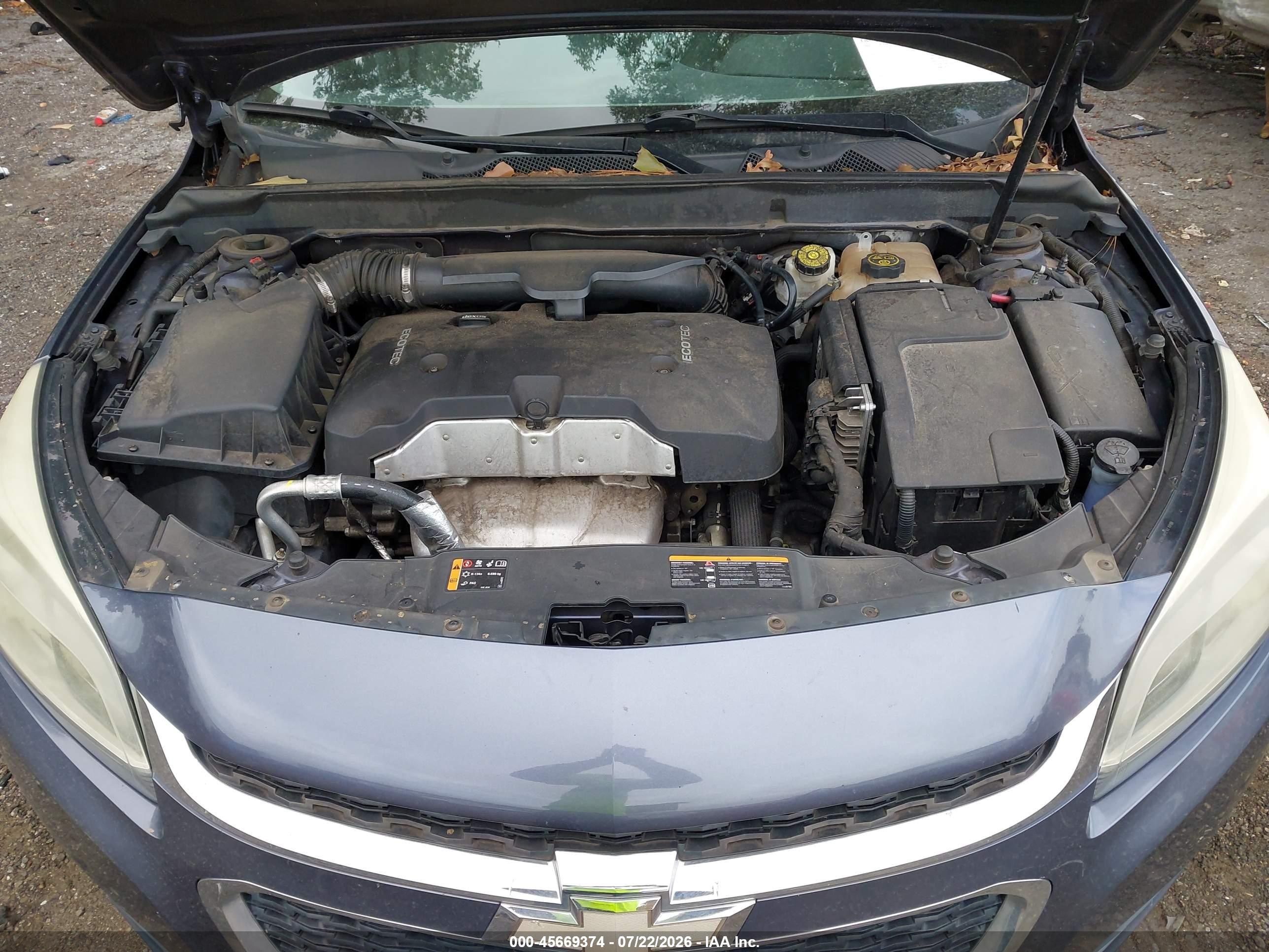 2015 Chevrolet Malibu Ls Blue vin: 1G11B5SL9FF207746