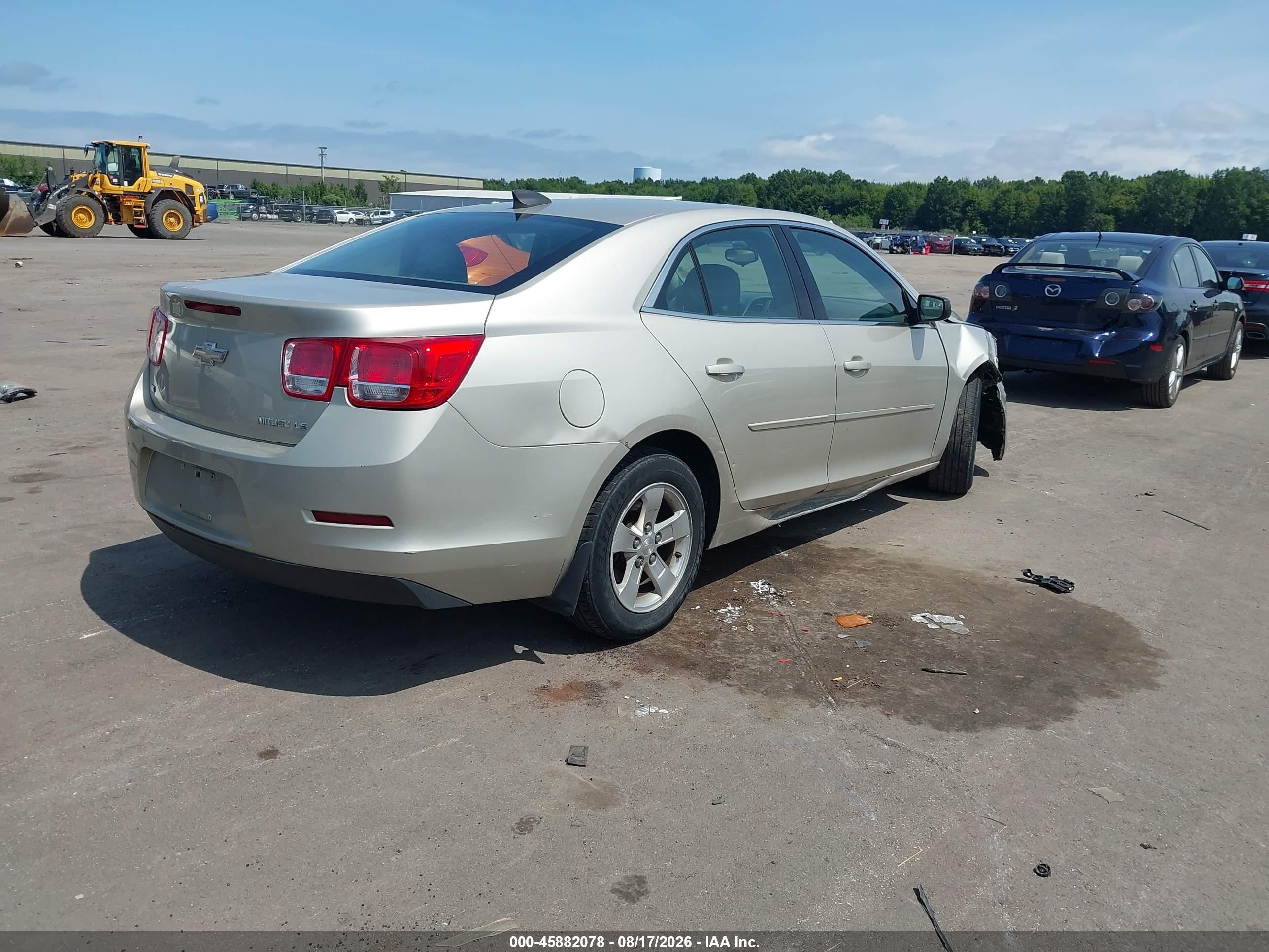 2015 Chevrolet Malibu Ls Champagne vin: 1G11B5SL9FF217810