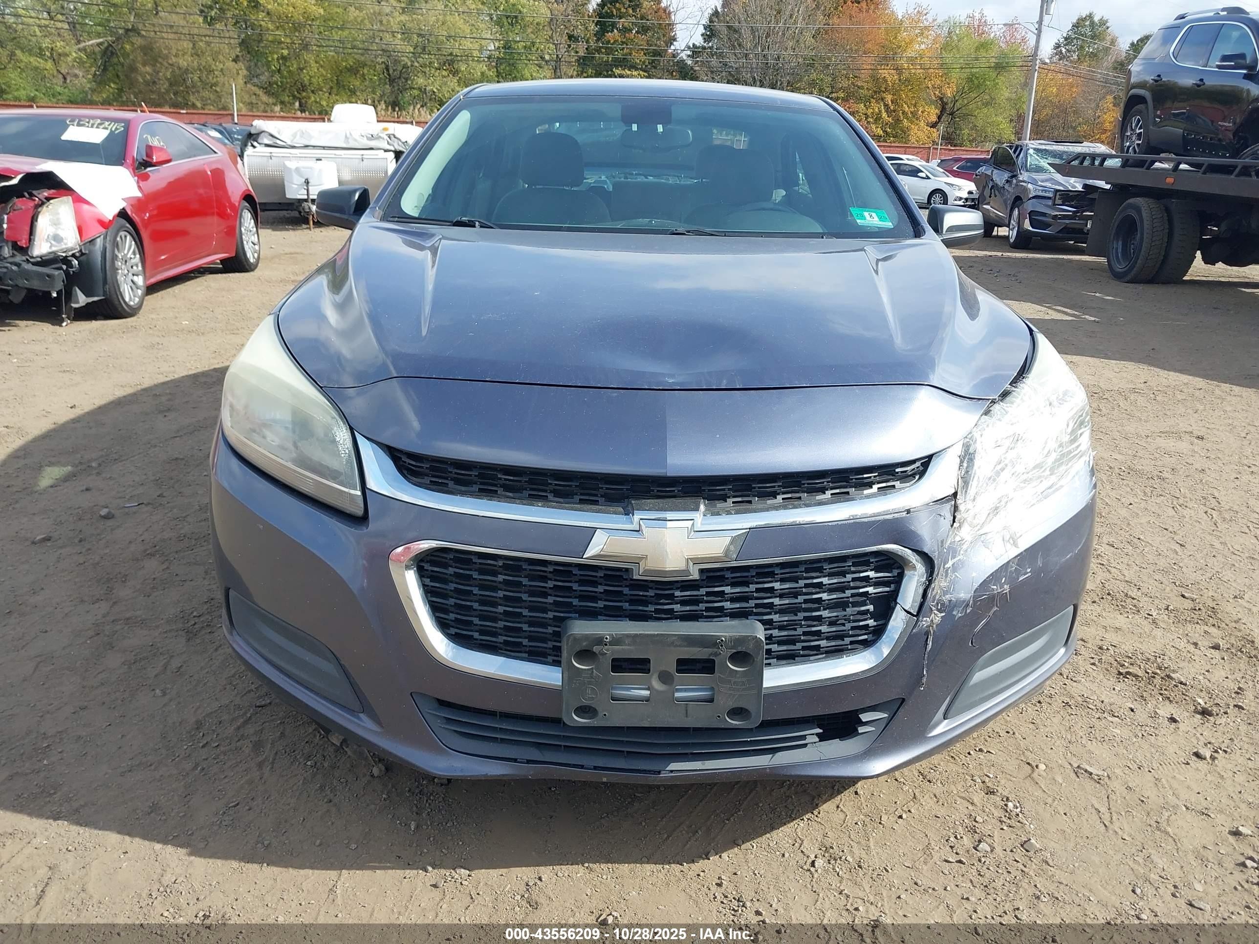 2015 Chevrolet Malibu Ls Blue vin: 1G11B5SL9FF218472