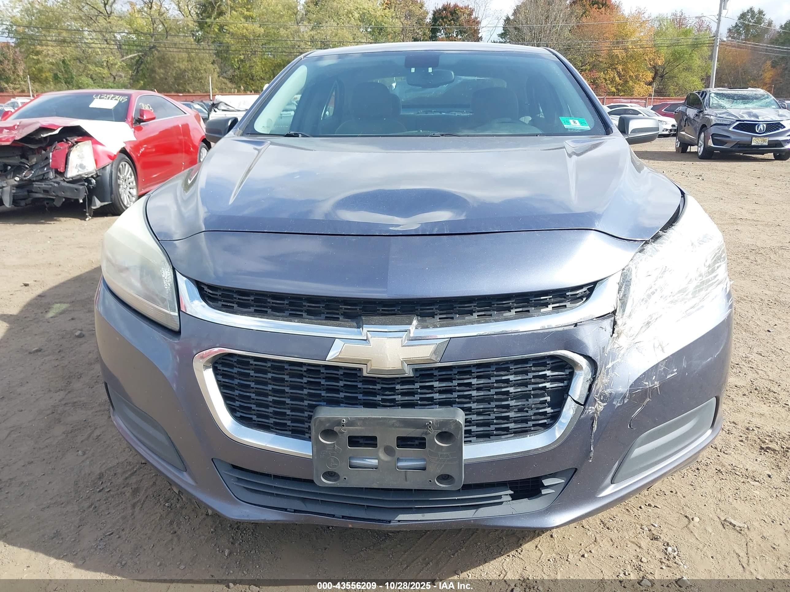 2015 Chevrolet Malibu Ls Blue vin: 1G11B5SL9FF218472