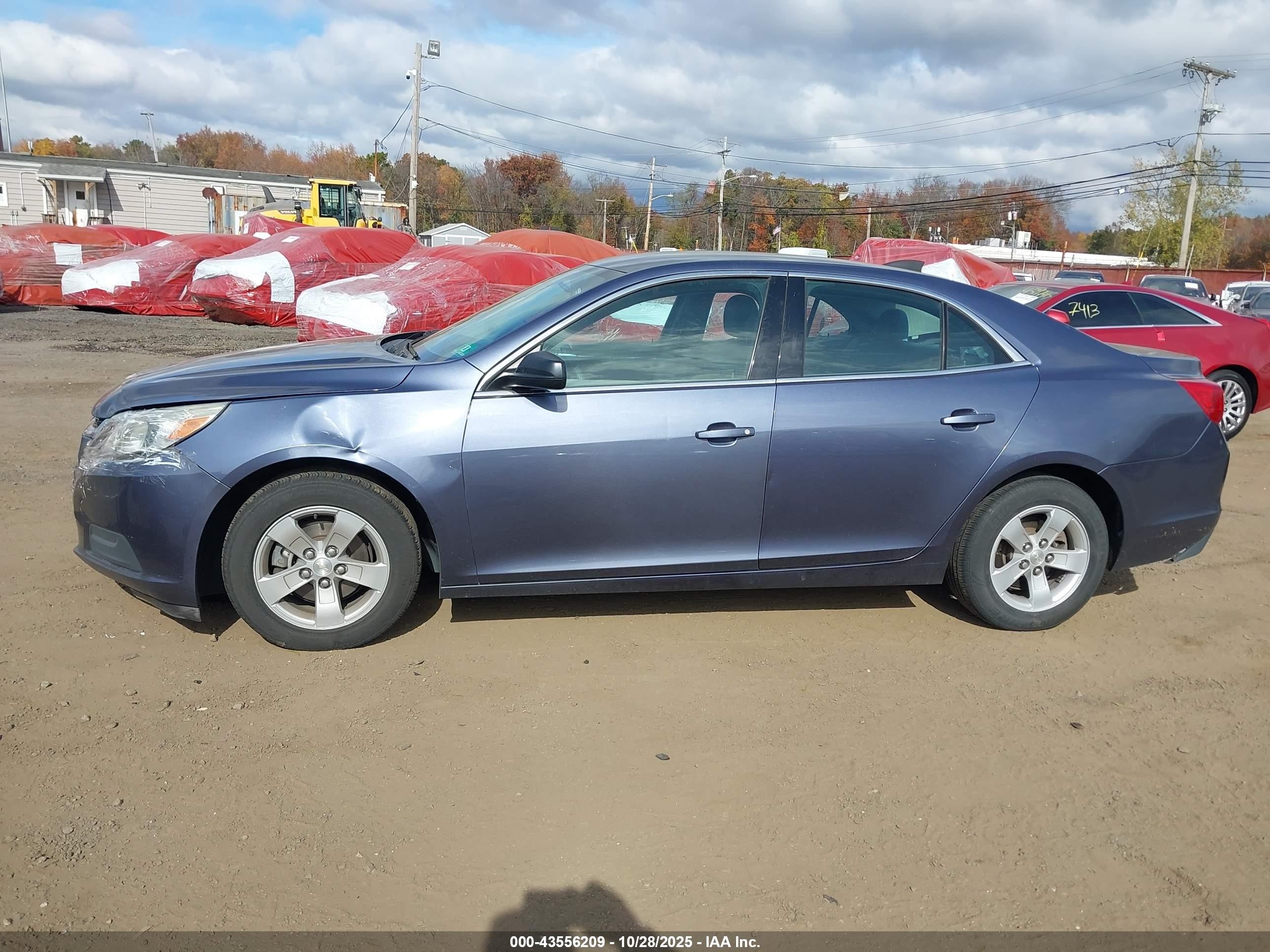 2015 Chevrolet Malibu Ls Blue vin: 1G11B5SL9FF218472