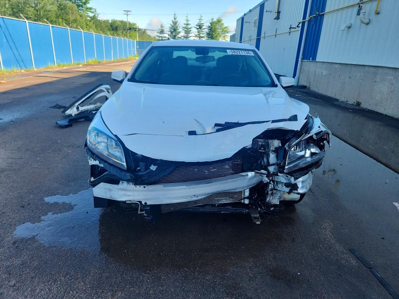2015 Chevrolet Malibu Ls White vin: 1G11B5SL9FF238849