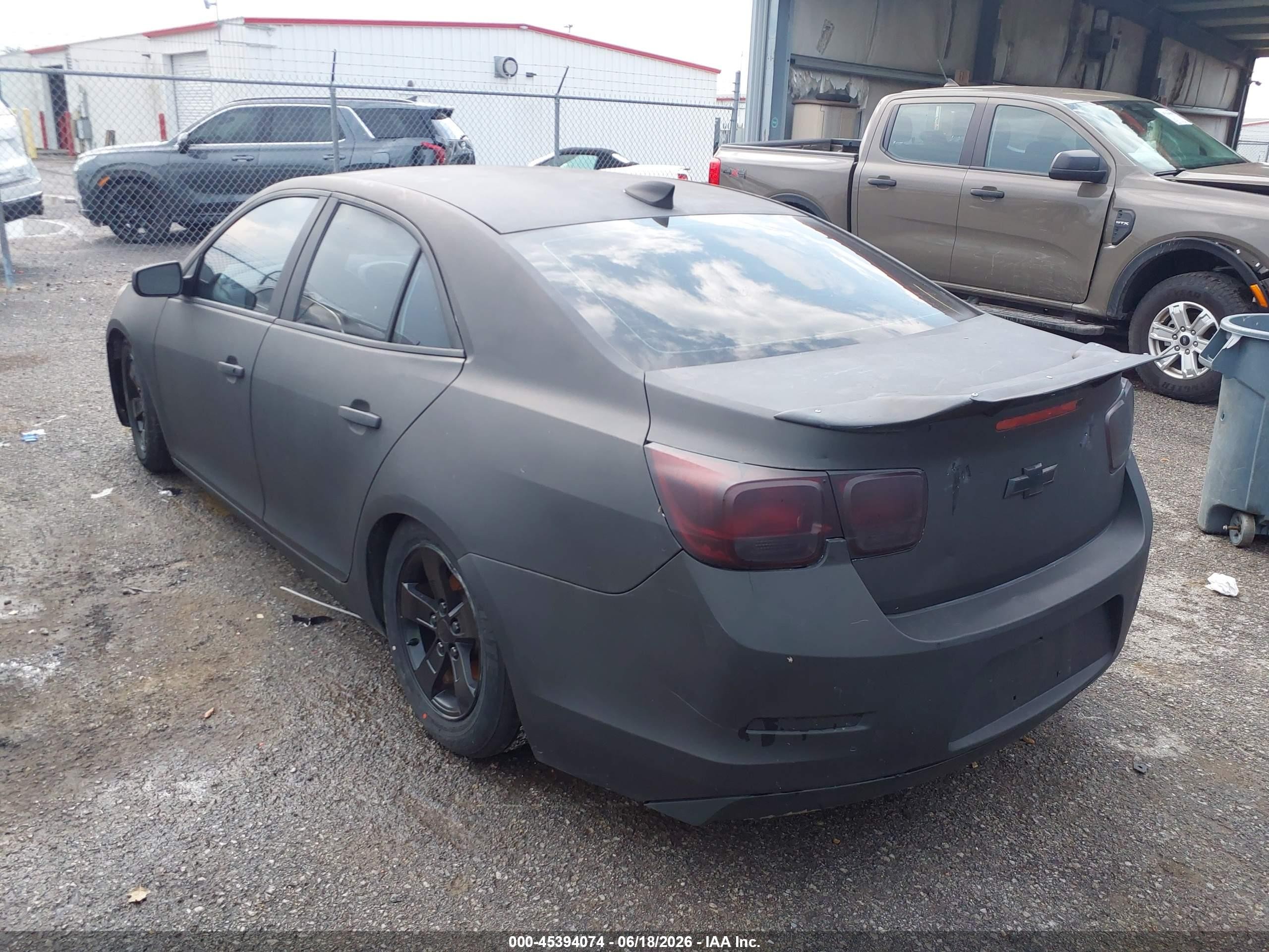 2015 Chevrolet Malibu Ls Black vin: 1G11B5SL9FF313548
