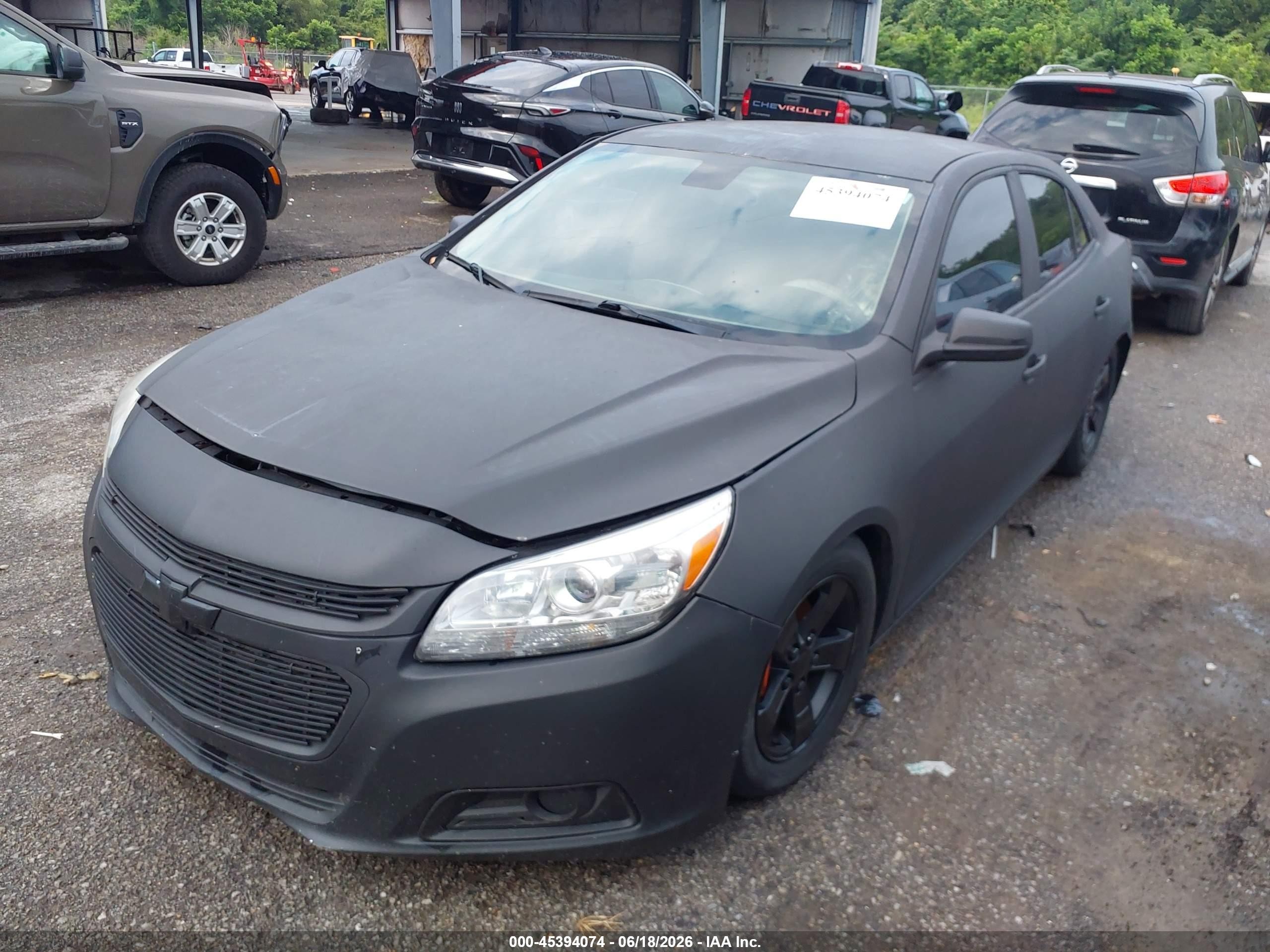 2015 Chevrolet Malibu Ls Black vin: 1G11B5SL9FF313548