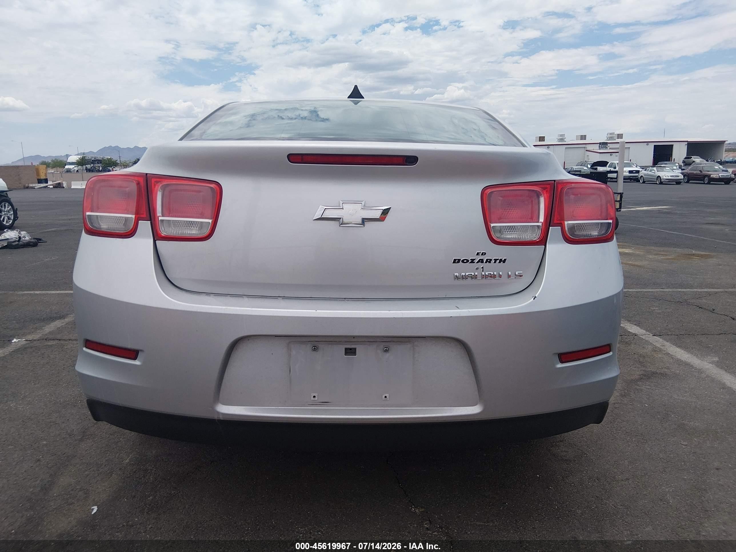 2014 Chevrolet Malibu 1ls Серебряный vin: 1G11B5SLXEF108514