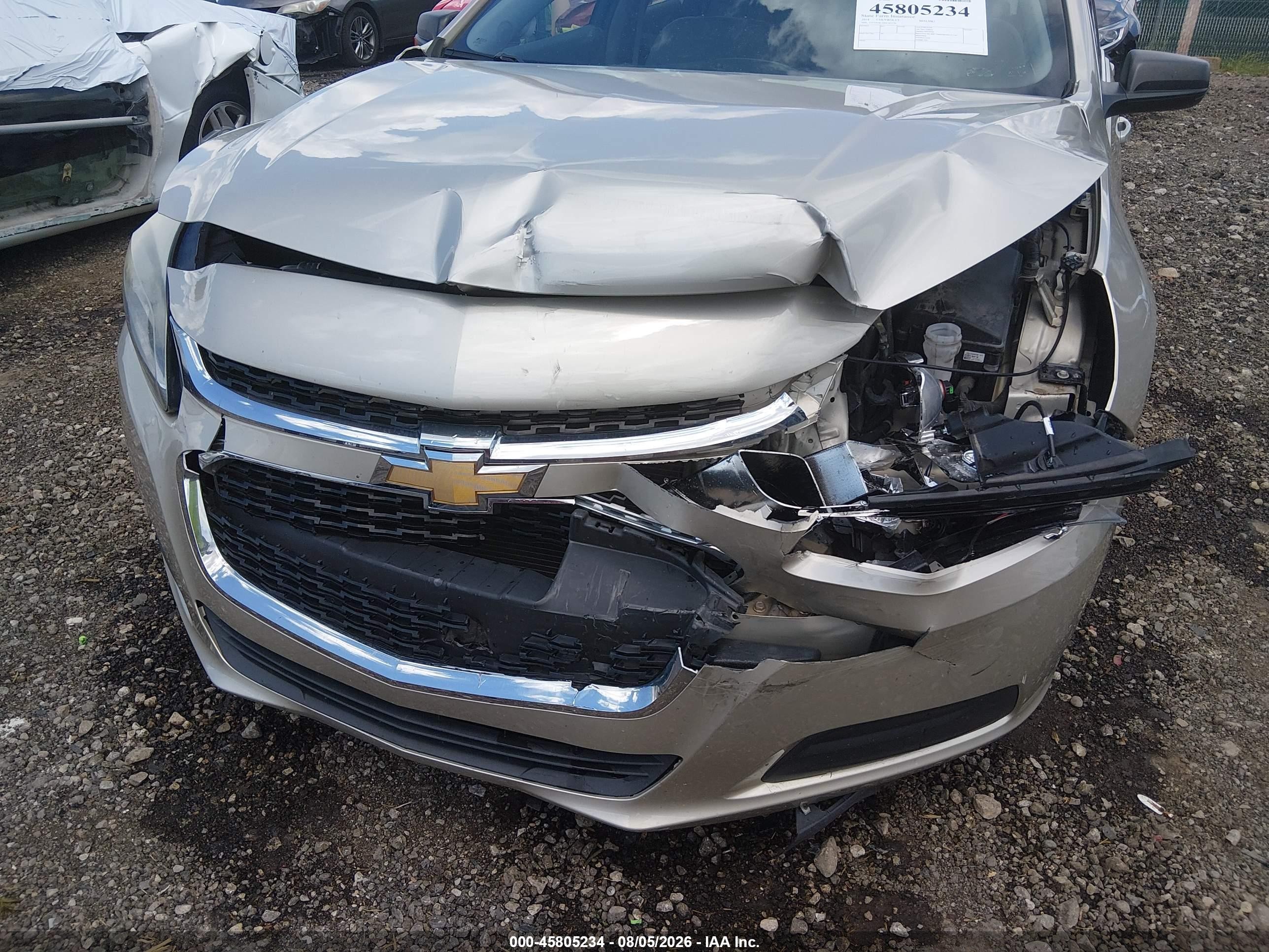 2014 Chevrolet Malibu 1ls Gold vin: 1G11B5SLXEF162170