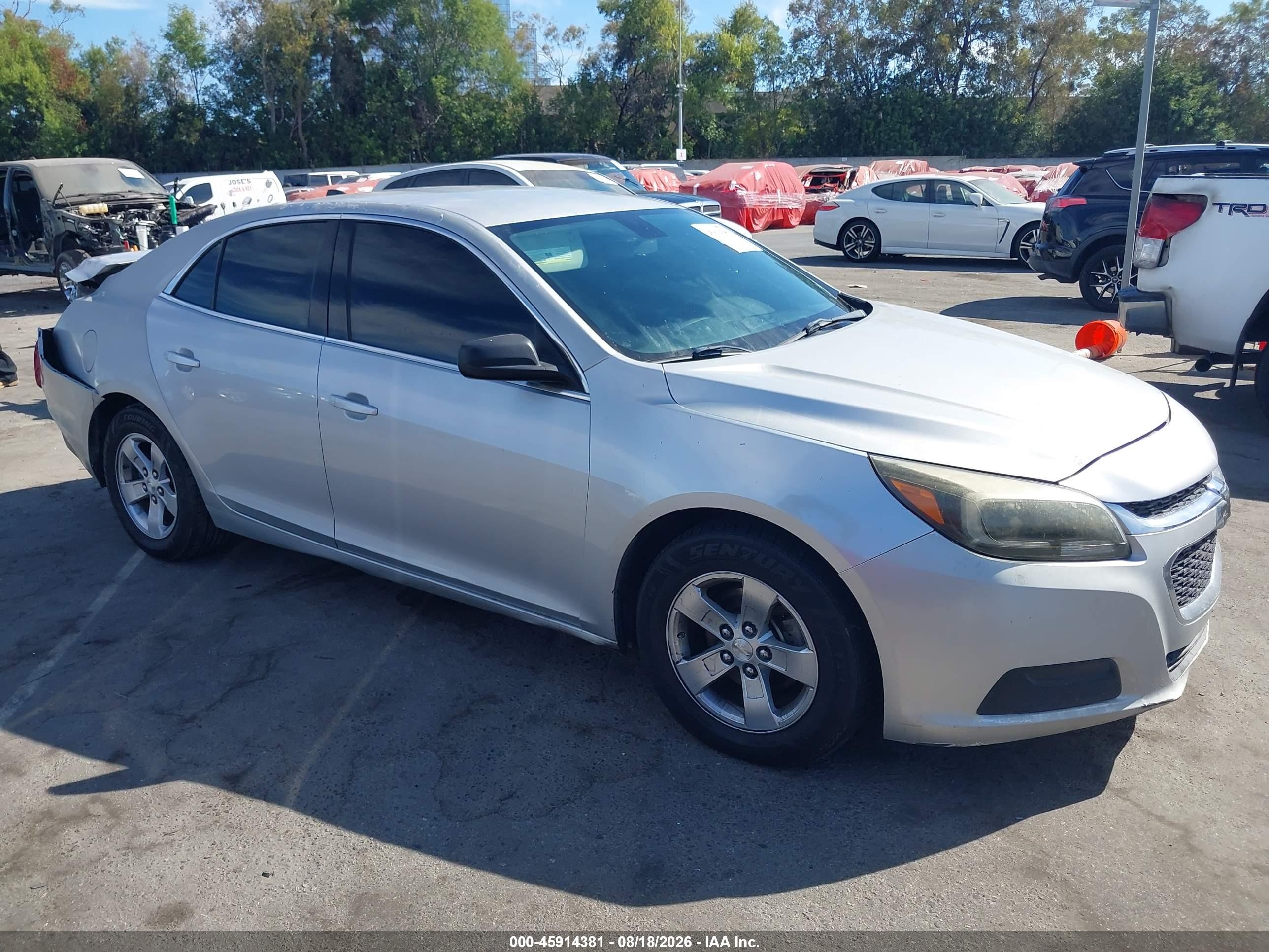 2014 Chevrolet Malibu 1ls Silver vin: 1G11B5SLXEF170561