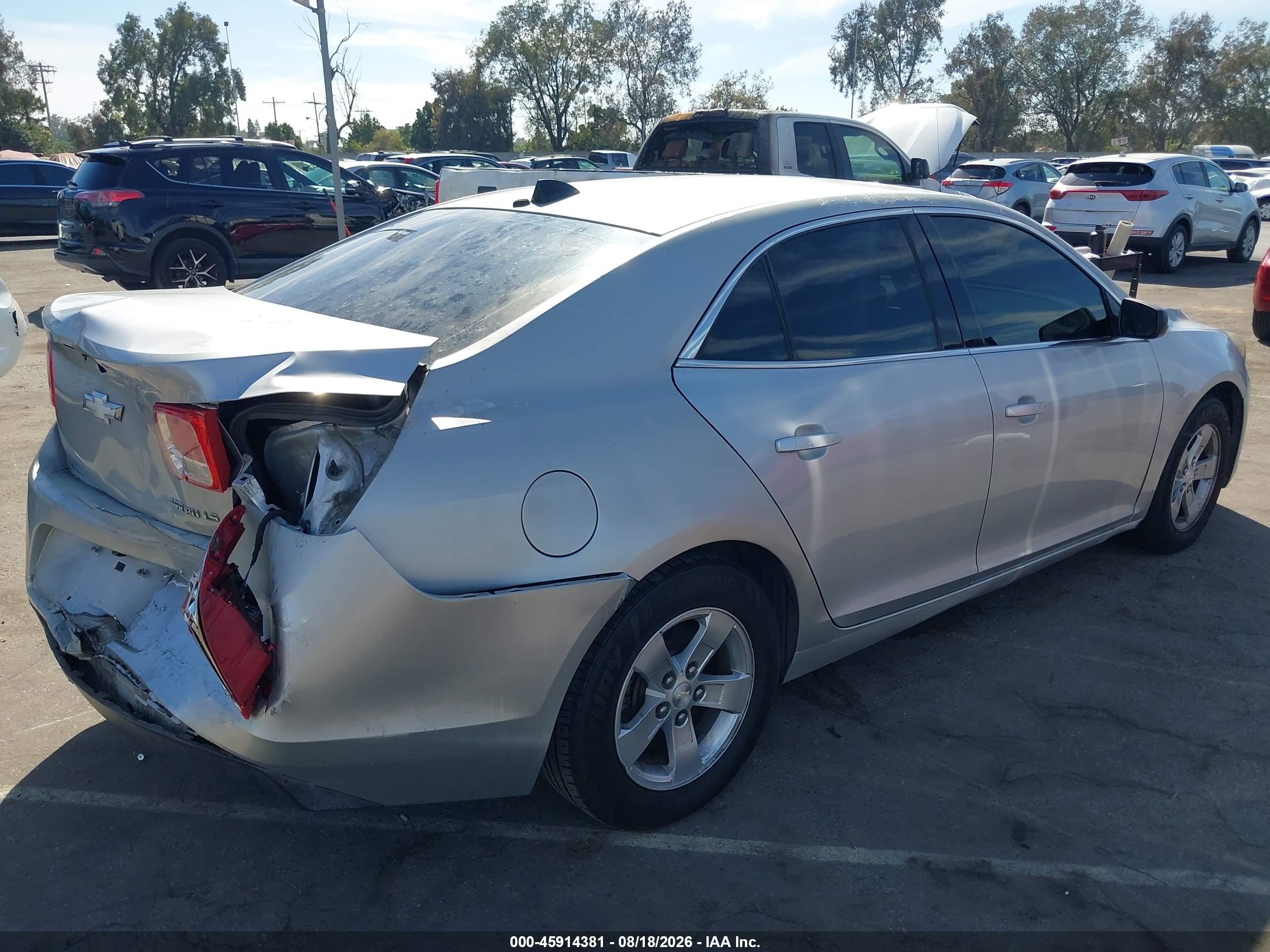 2014 Chevrolet Malibu 1ls Silver vin: 1G11B5SLXEF170561