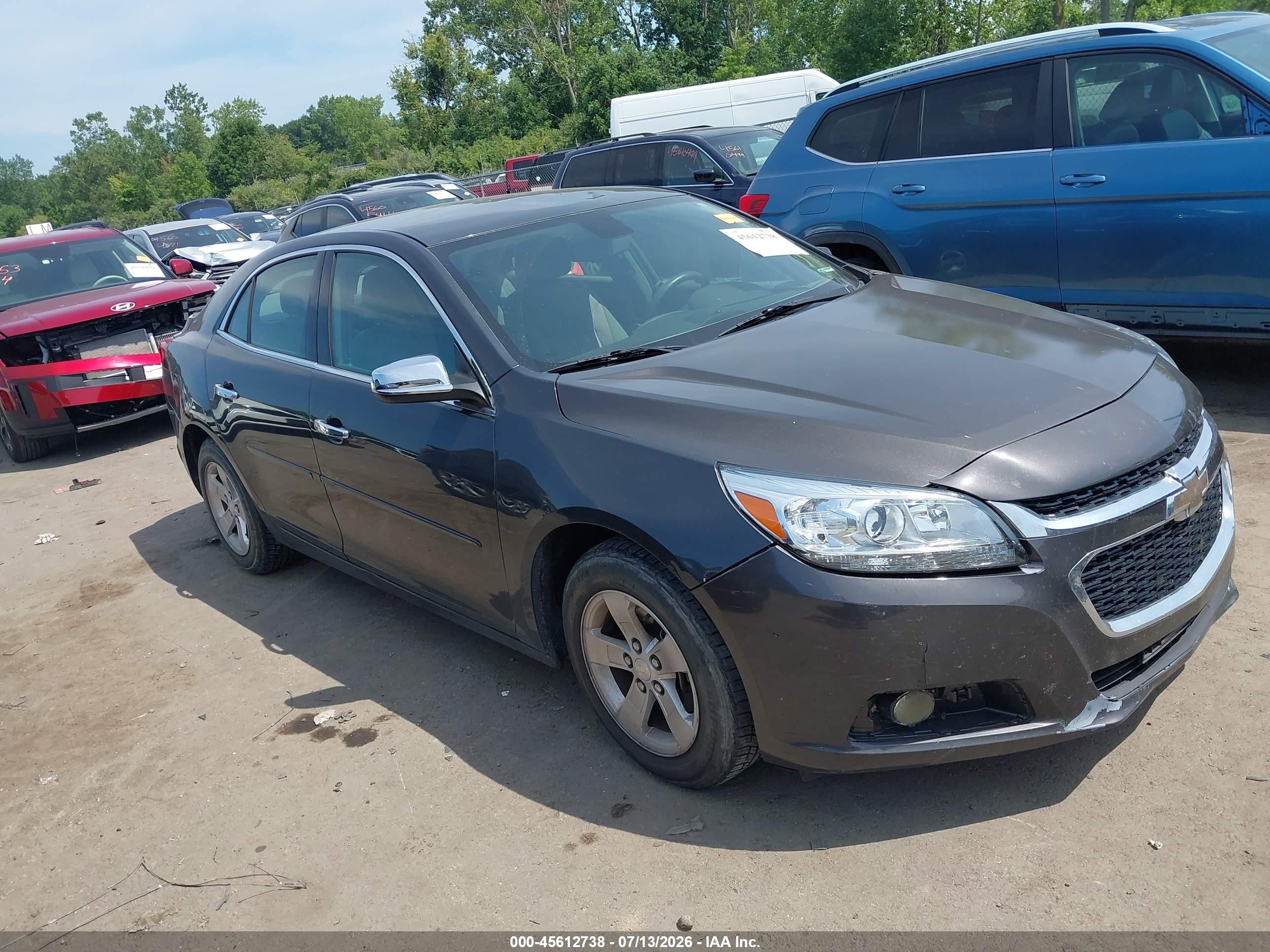 2014 Chevrolet Malibu 1ls Gray vin: 1G11B5SLXEF199980