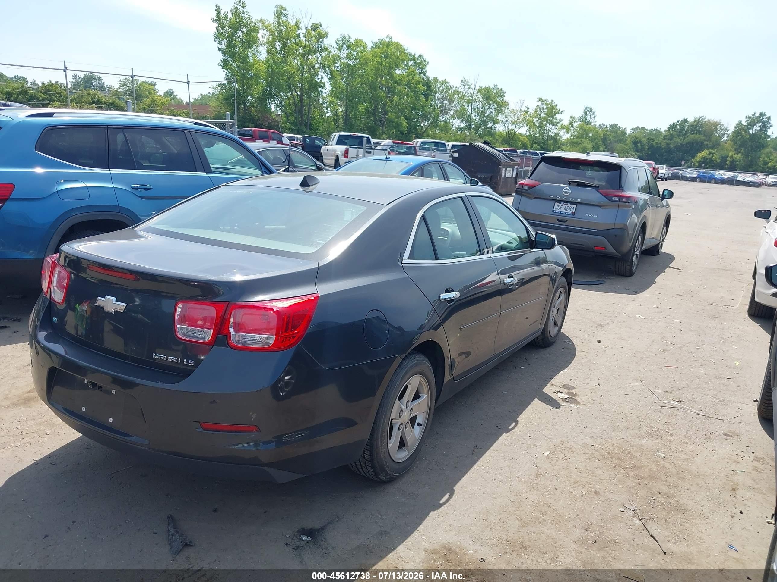 2014 Chevrolet Malibu 1ls Gray vin: 1G11B5SLXEF199980