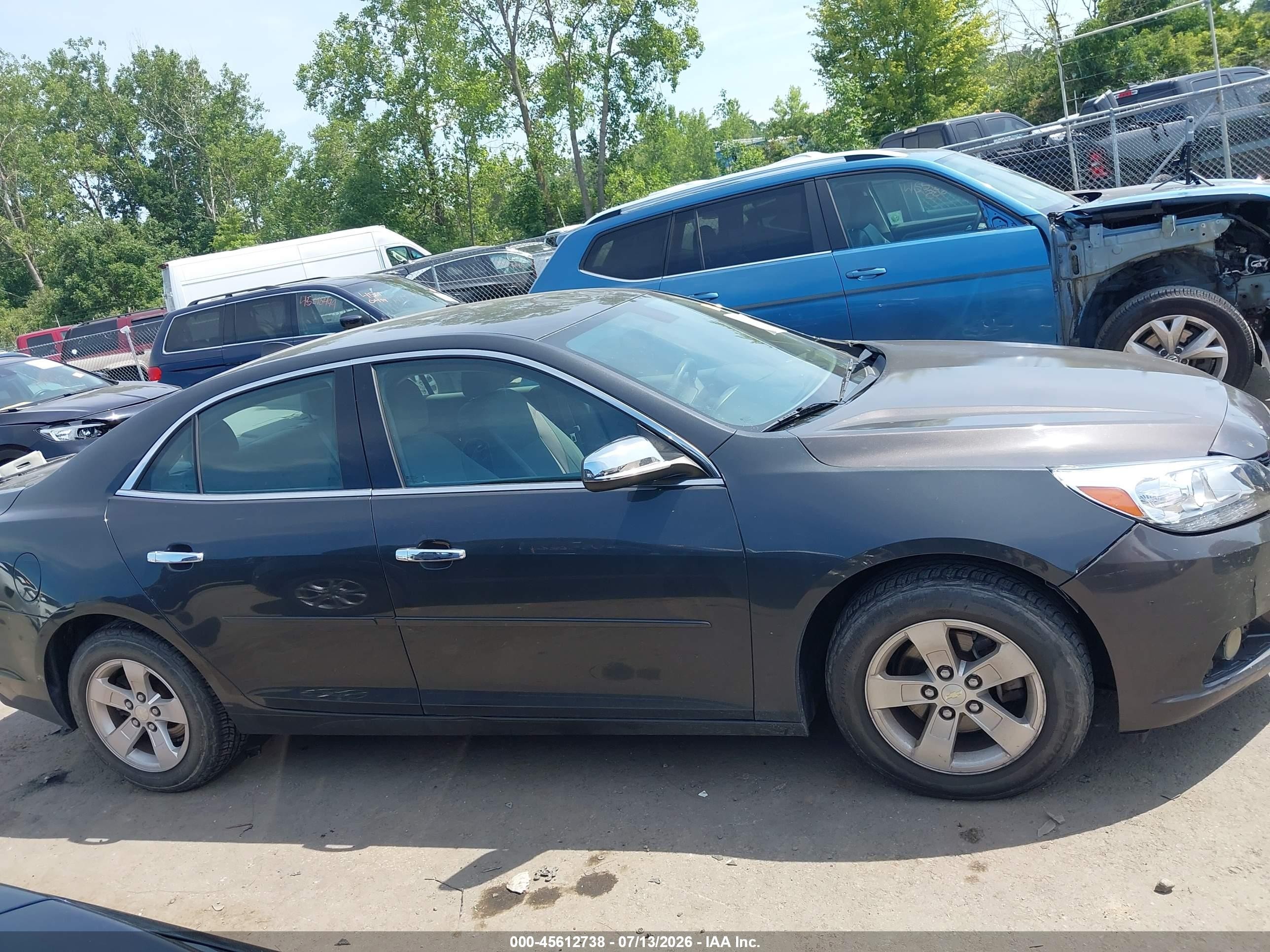 2014 Chevrolet Malibu 1ls Gray vin: 1G11B5SLXEF199980