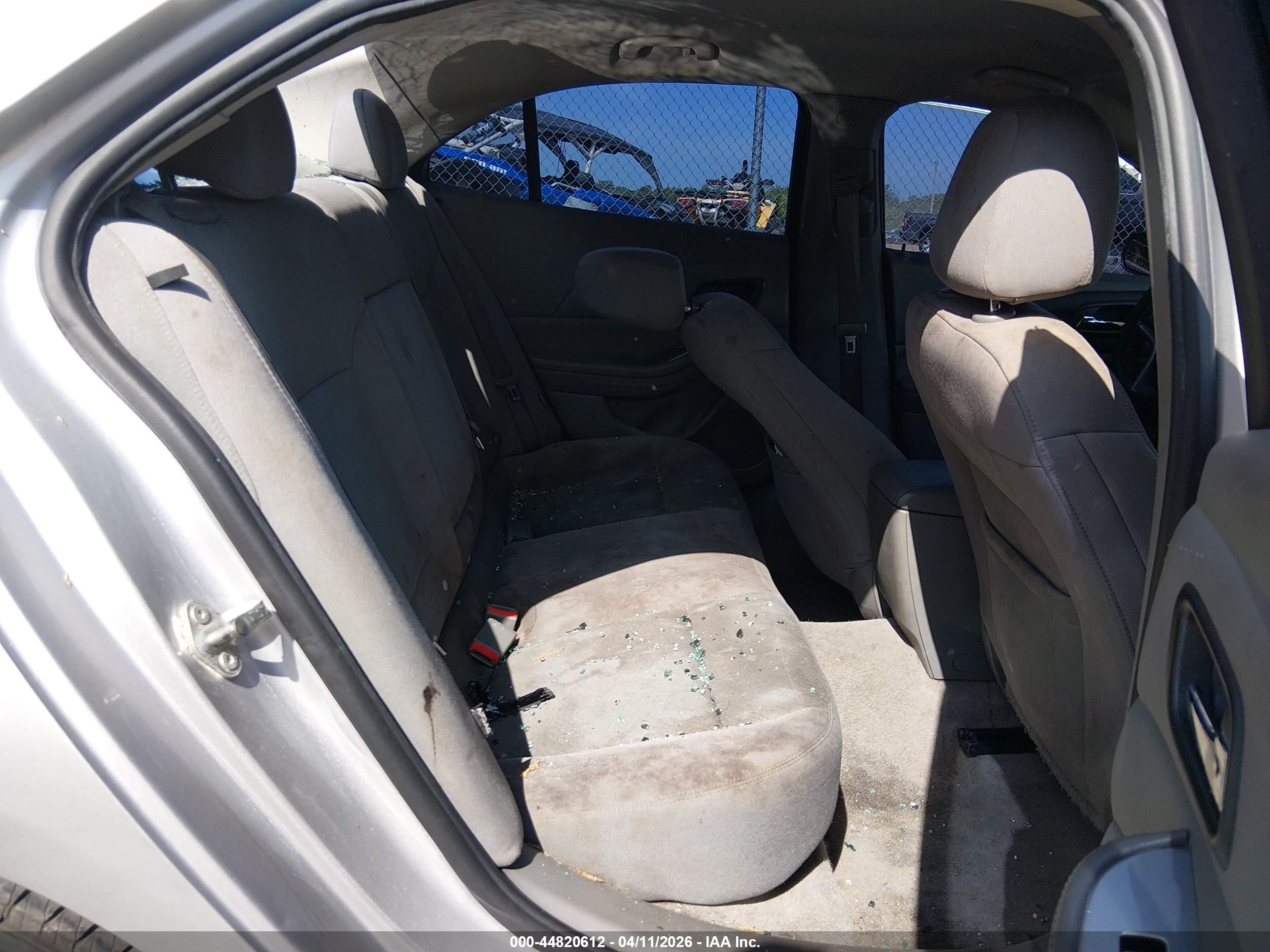 2015 Chevrolet Malibu Ls Gray vin: 1G11B5SLXFF108188