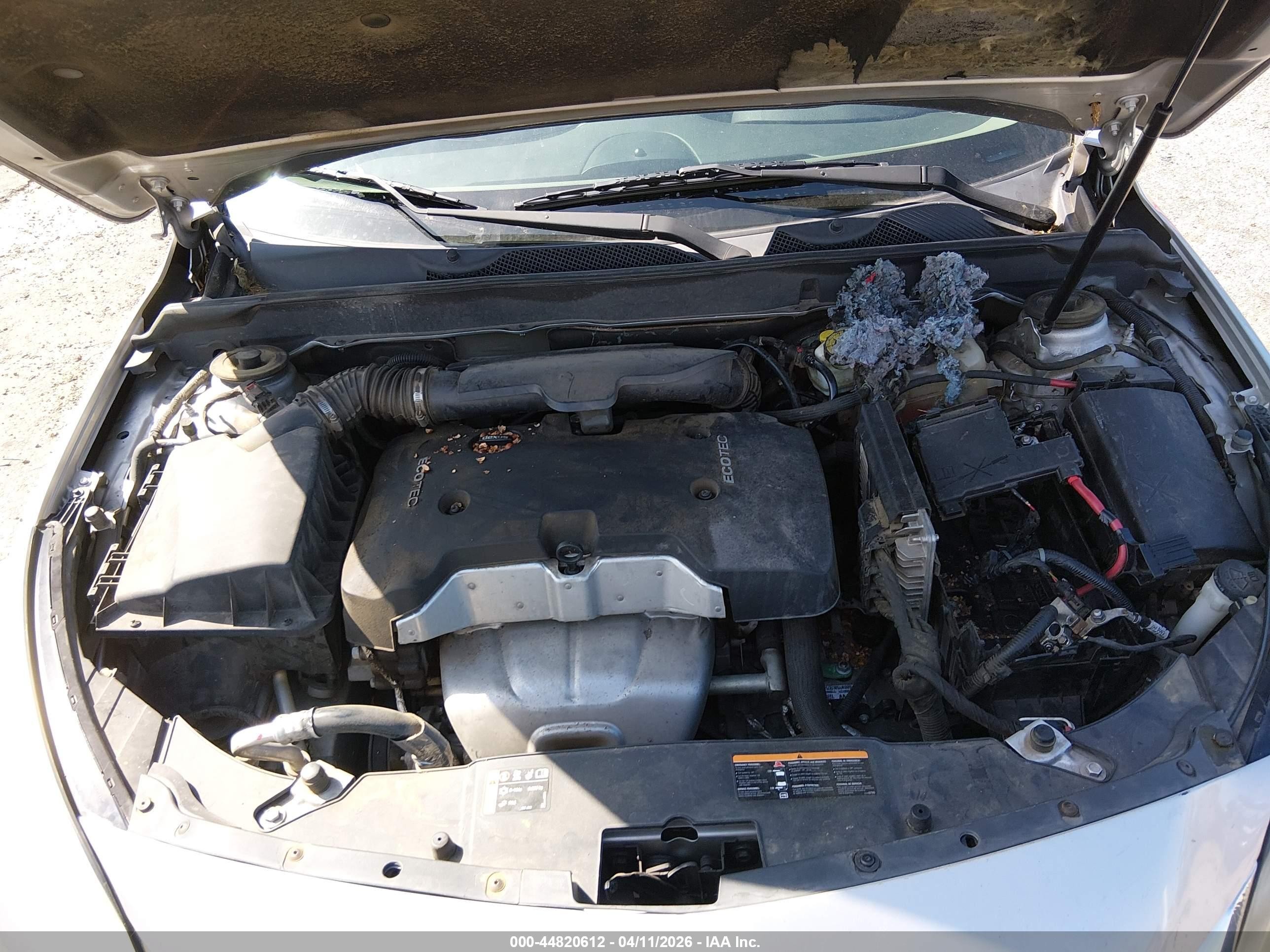 2015 Chevrolet Malibu Ls Gray vin: 1G11B5SLXFF108188