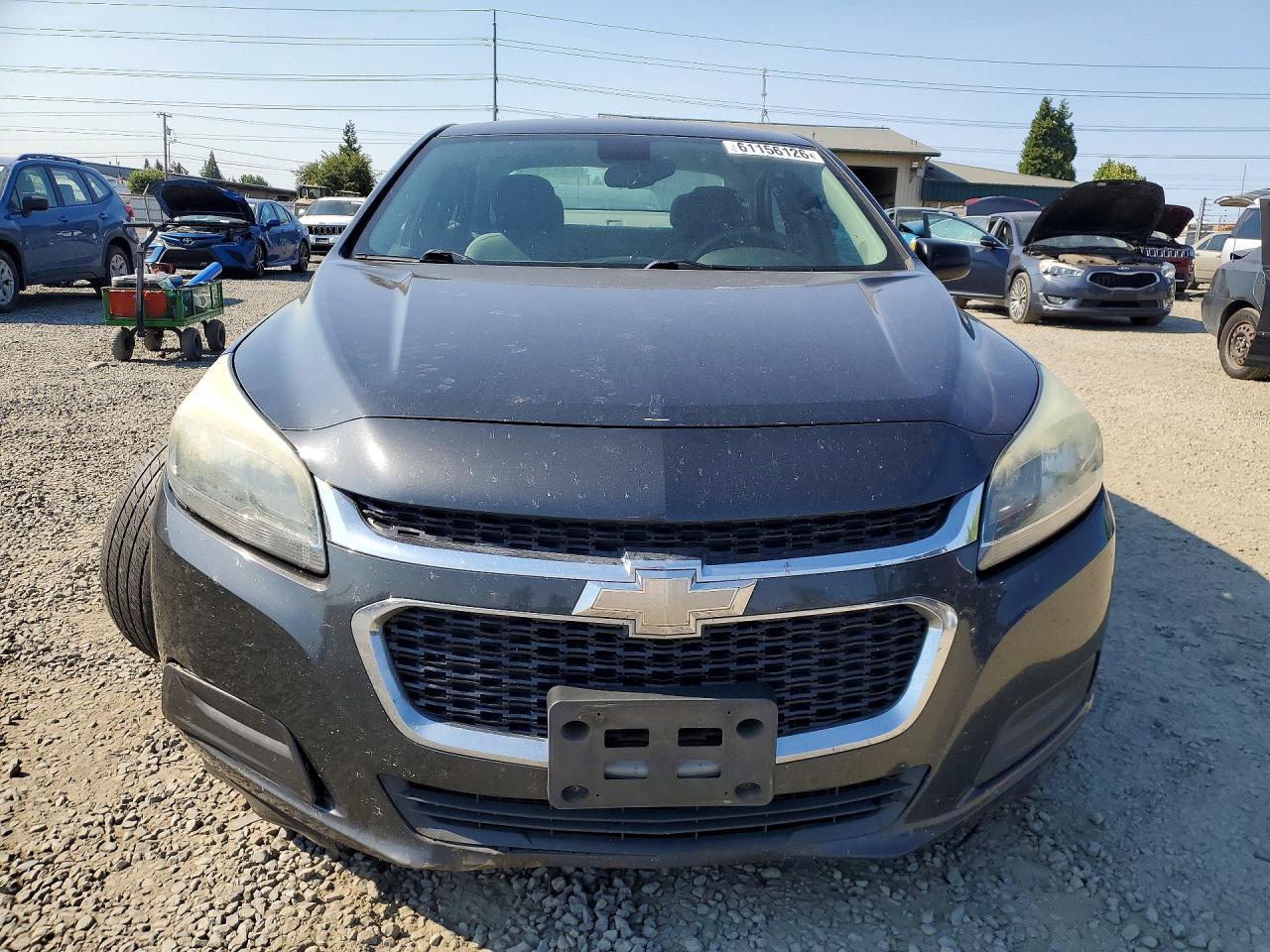 2015 Chevrolet Malibu Ls Black vin: 1G11B5SLXFF109048