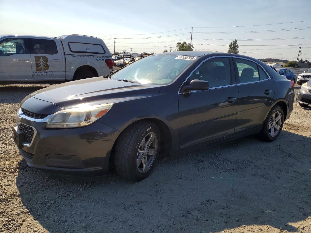 2015 Chevrolet Malibu Ls Black vin: 1G11B5SLXFF109048