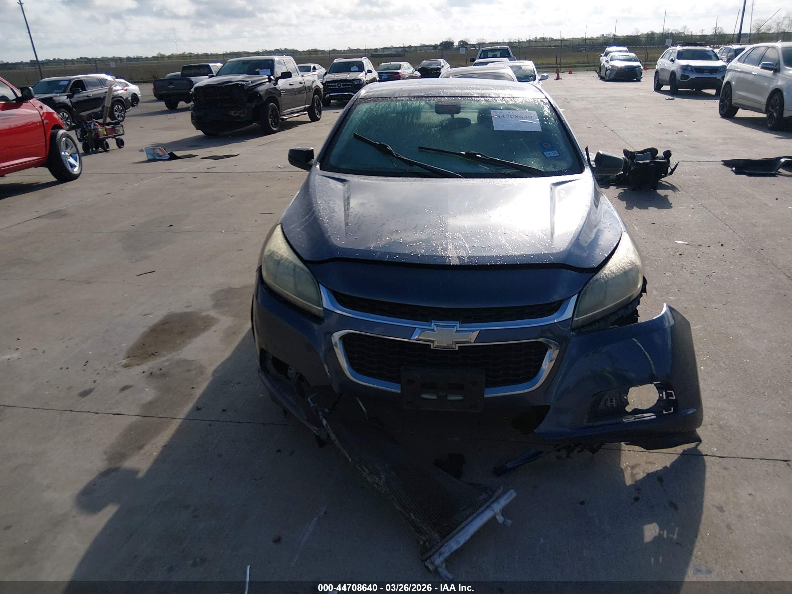 2015 Chevrolet Malibu Ls Blue vin: 1G11B5SLXFF117988