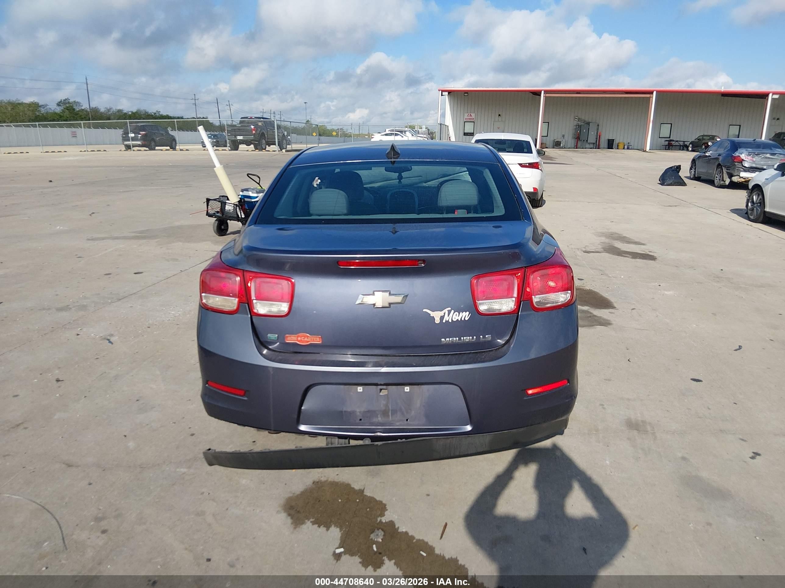 2015 Chevrolet Malibu Ls Blue vin: 1G11B5SLXFF117988