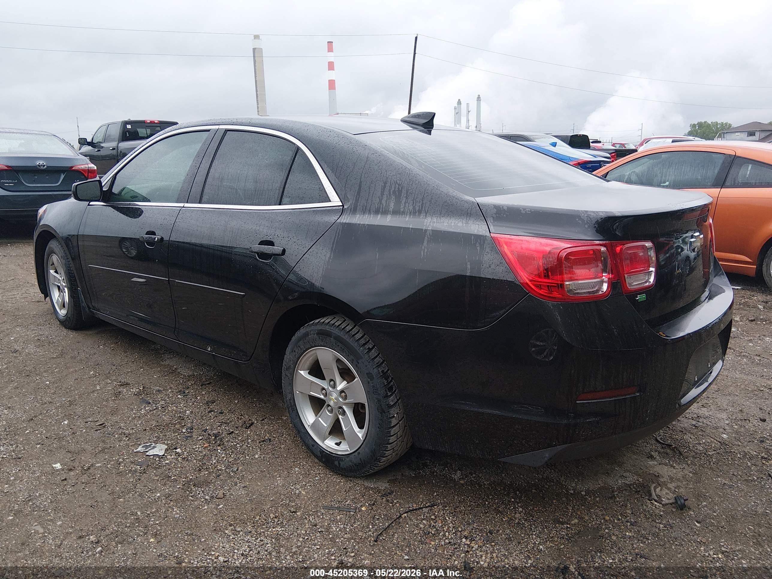 2015 Chevrolet Malibu Ls Черный vin: 1G11B5SLXFF209974
