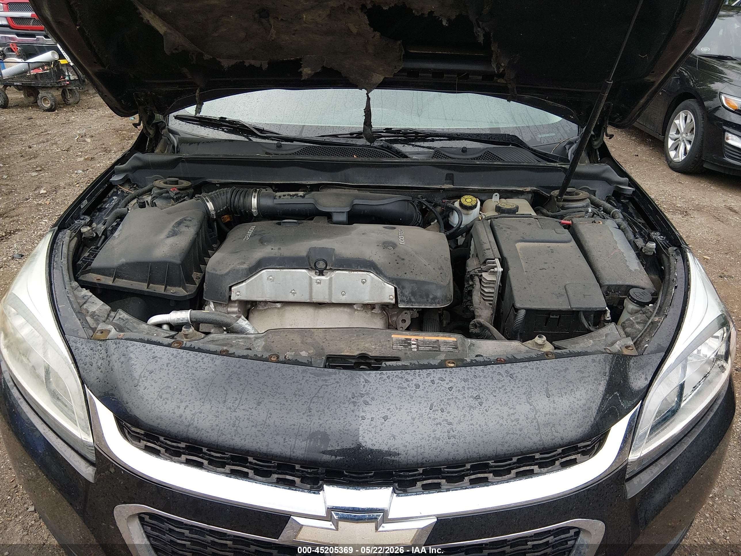 2015 Chevrolet Malibu Ls Черный vin: 1G11B5SLXFF209974