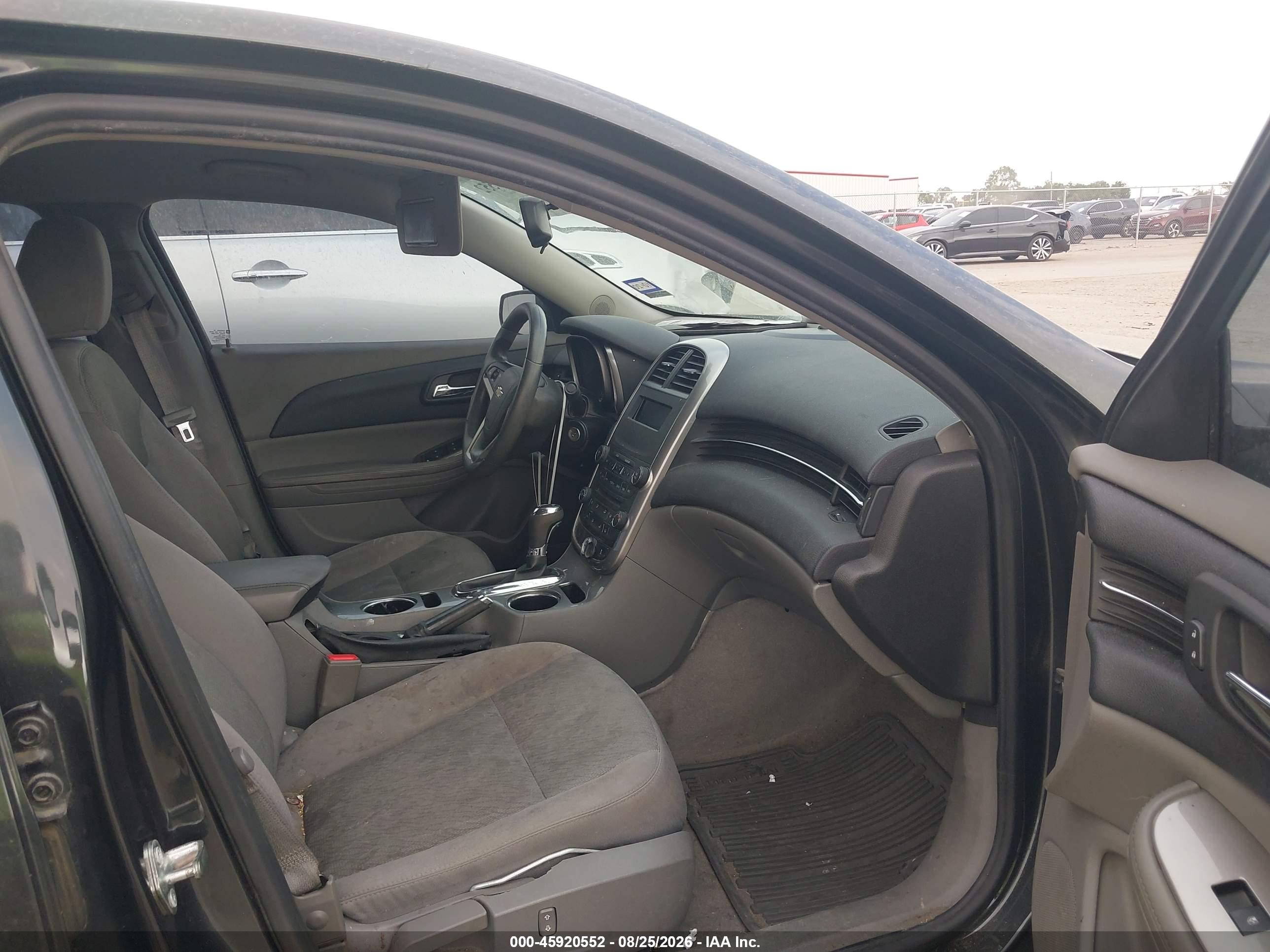 2015 Chevrolet Malibu Ls Gray vin: 1G11B5SLXFF221610