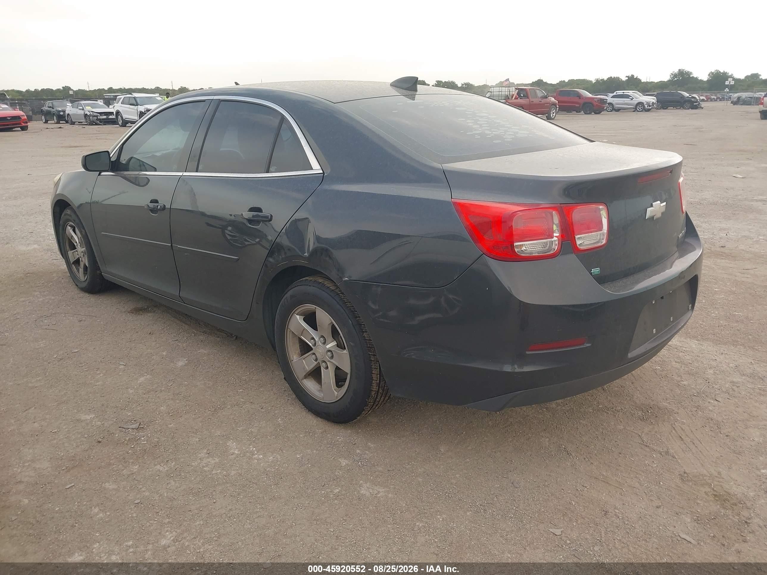 2015 Chevrolet Malibu Ls Gray vin: 1G11B5SLXFF221610