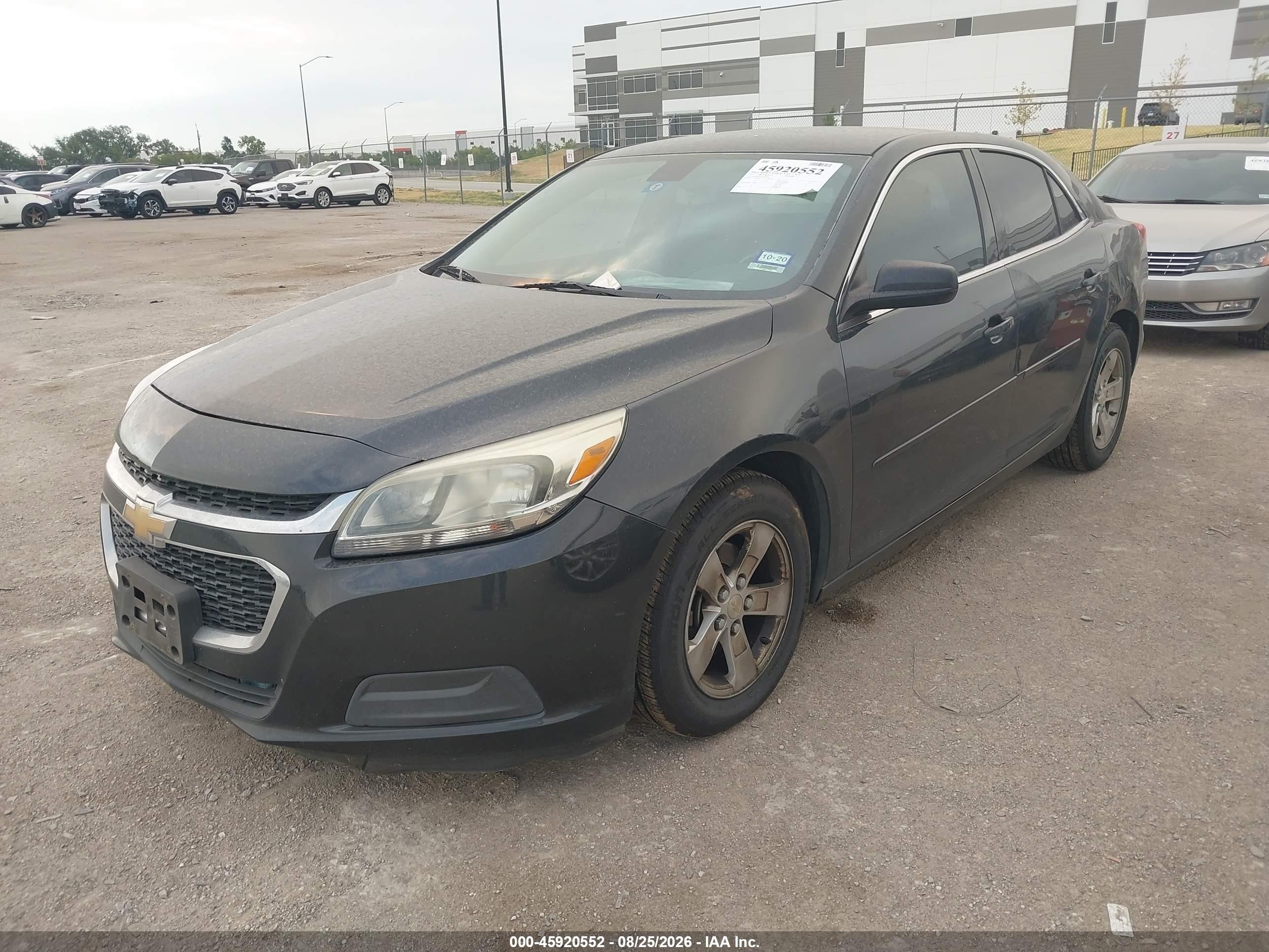 2015 Chevrolet Malibu Ls Gray vin: 1G11B5SLXFF221610