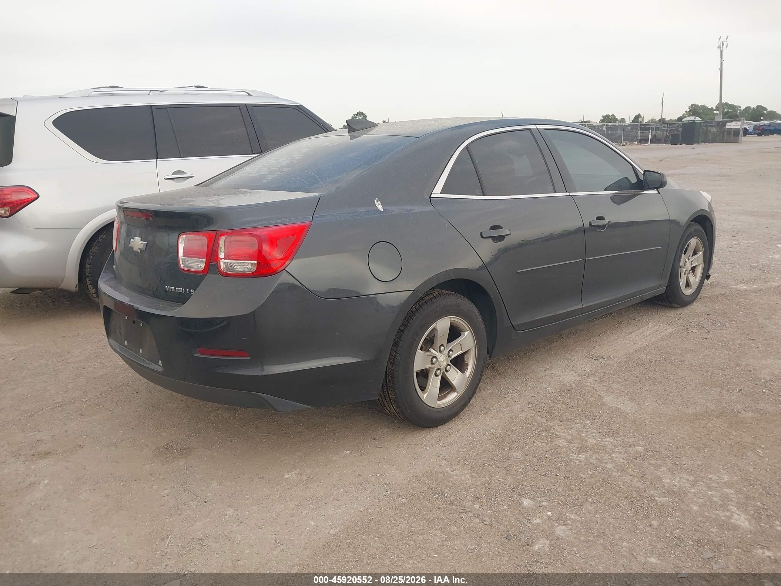 2015 Chevrolet Malibu Ls Gray vin: 1G11B5SLXFF221610