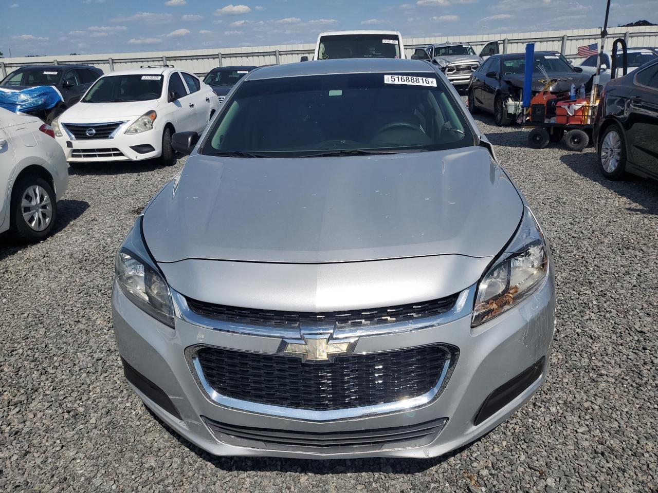 2015 Chevrolet Malibu Ls Серебряный vin: 1G11B5SLXFF298946