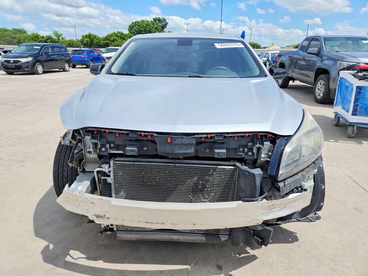 2015 Chevrolet Malibu Ls Silver vin: 1G11B5SLXFF310397