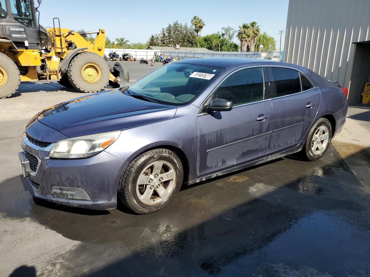 2015 Chevrolet Malibu Ls Blue vin: 1G11B5SLXFF331878 Damage: Right Front Door, Scuffed, 2 To 3 Inches