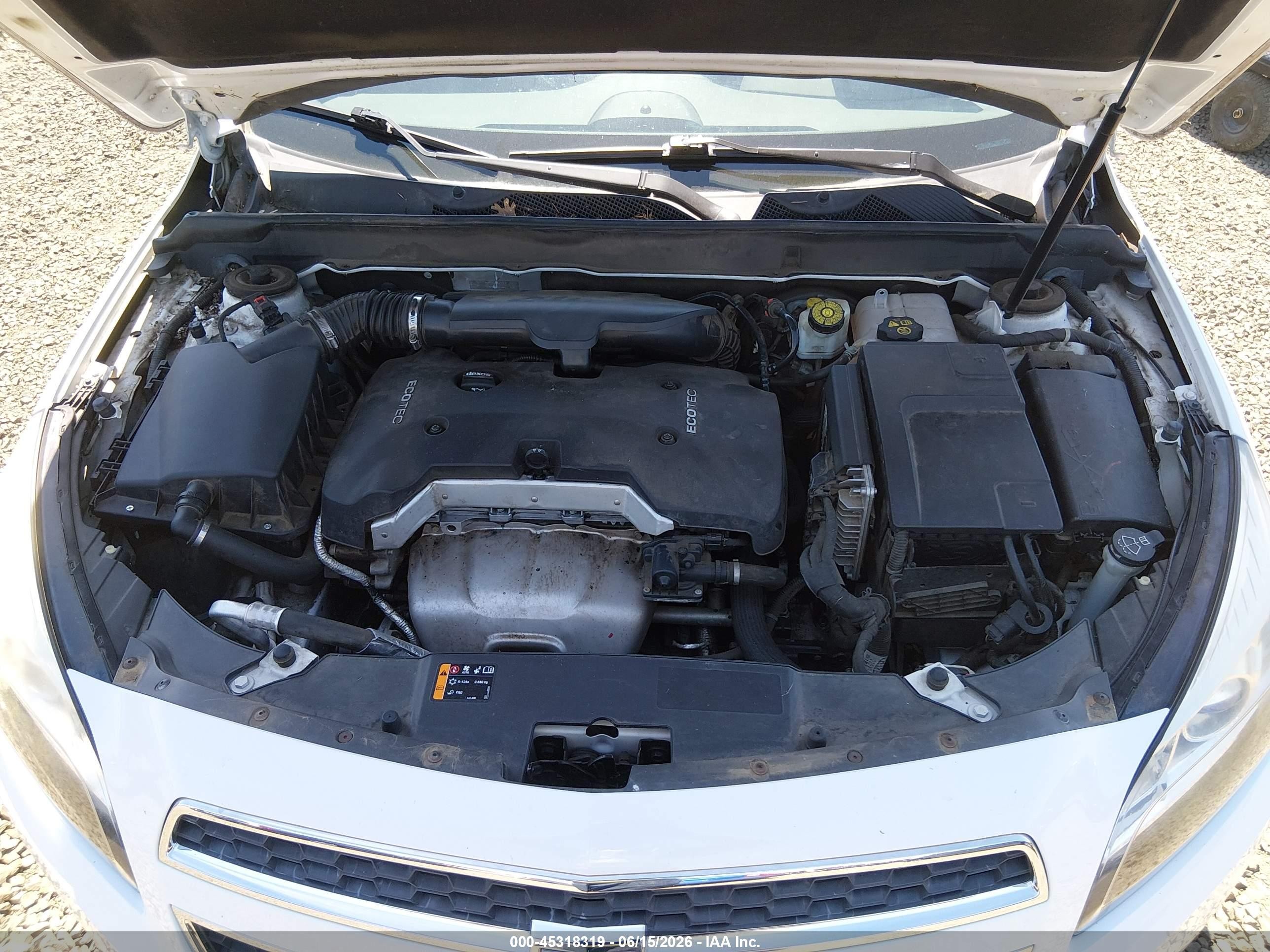 2013 Chevrolet Malibu 1lt White vin: 1G11C5SA0DF161250