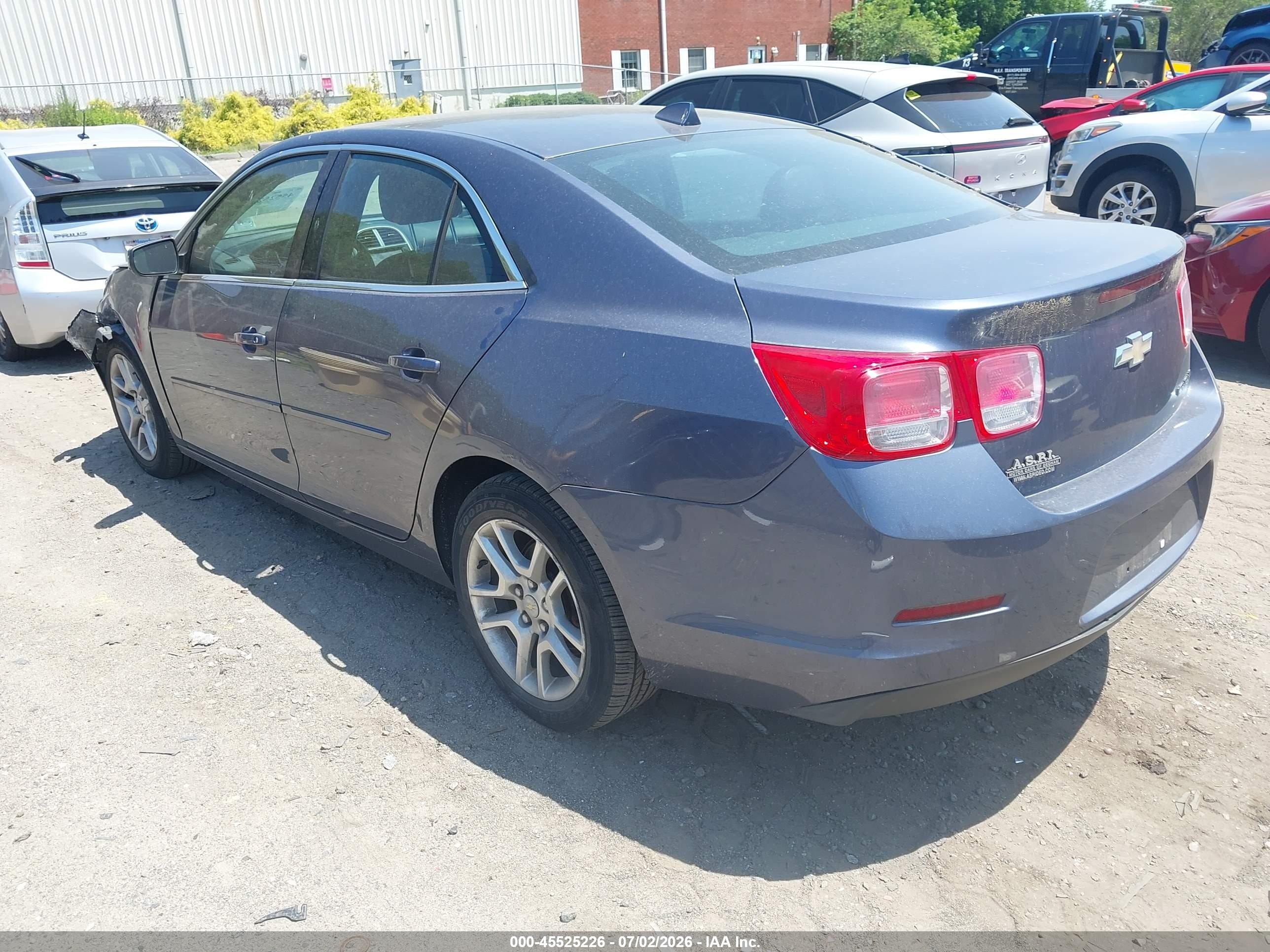 2013 Chevrolet Malibu 1lt Blue vin: 1G11C5SA0DF200158