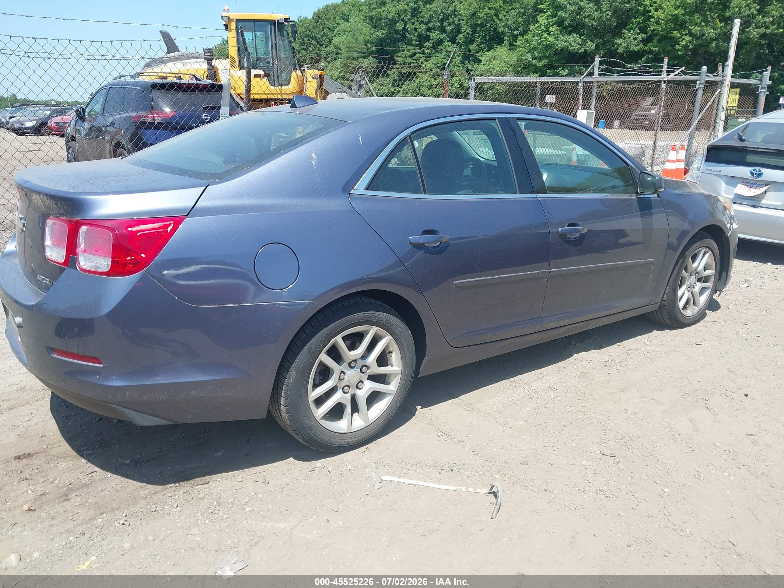 2013 Chevrolet Malibu 1lt Blue vin: 1G11C5SA0DF200158